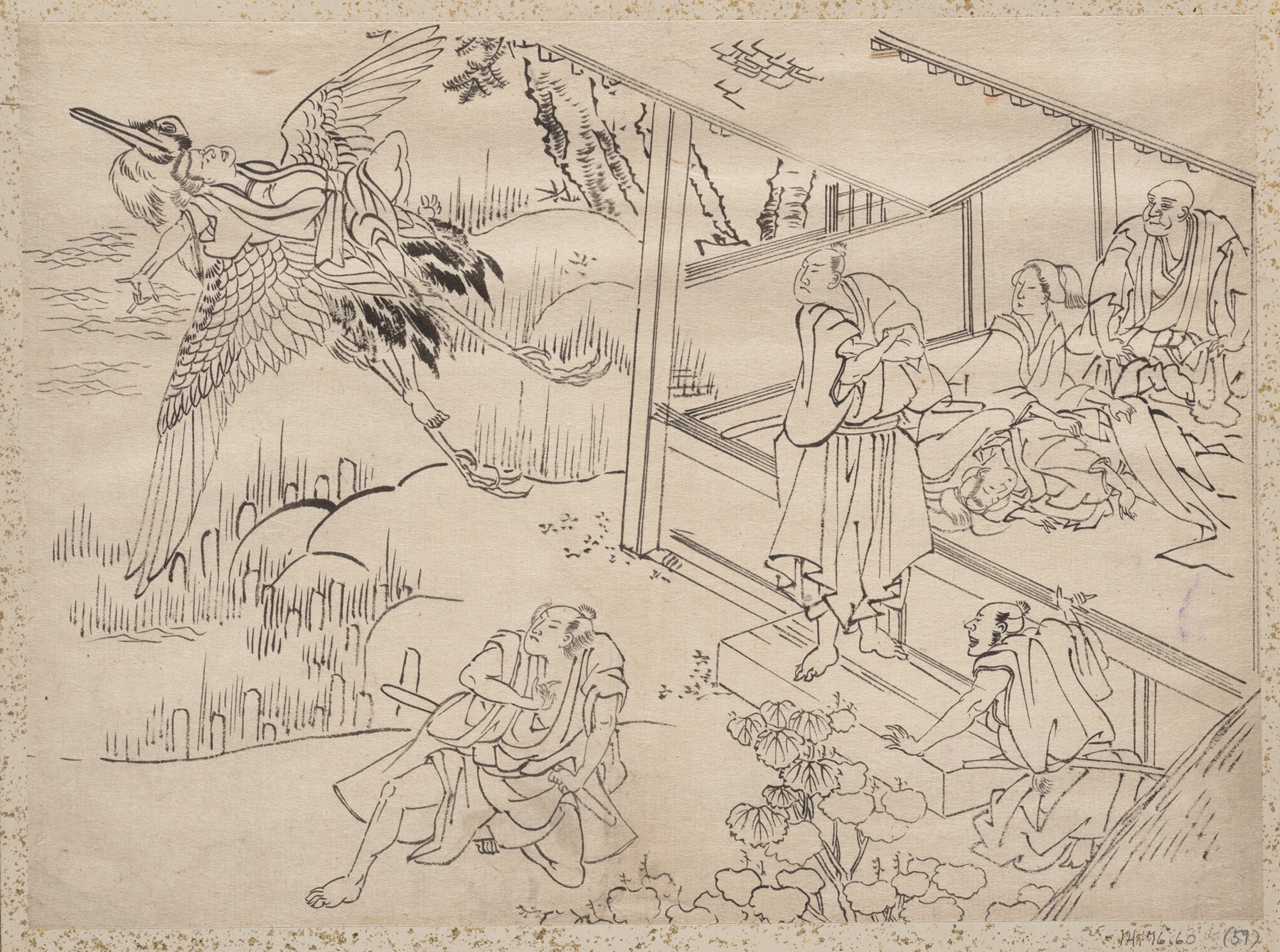 Album of Sketches by Katsushika Hokusai and His Disciples Pl.59 (19th century)