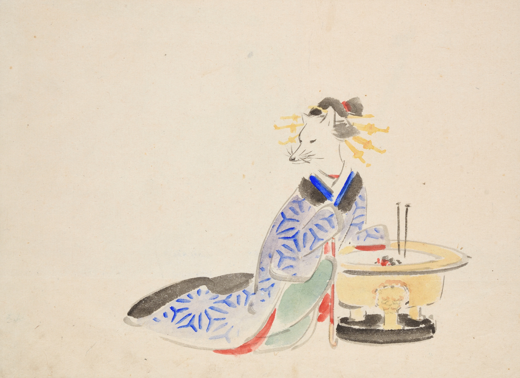 Album of Ichiryusai Hiroshige’s Sketches Pl.04 (ca. 1850)