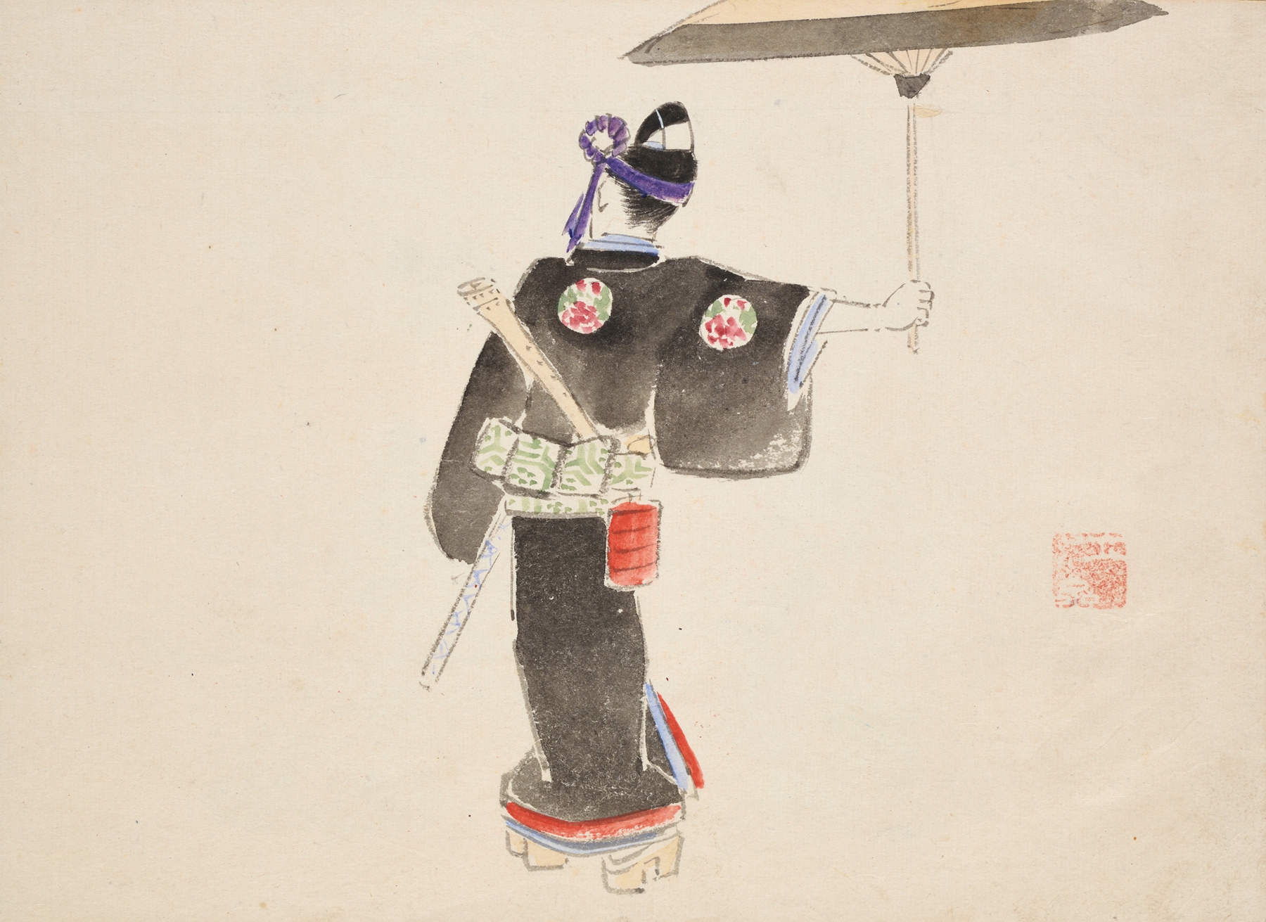 Album of Ichiryusai Hiroshige’s Sketches Pl.05 (ca. 1850)