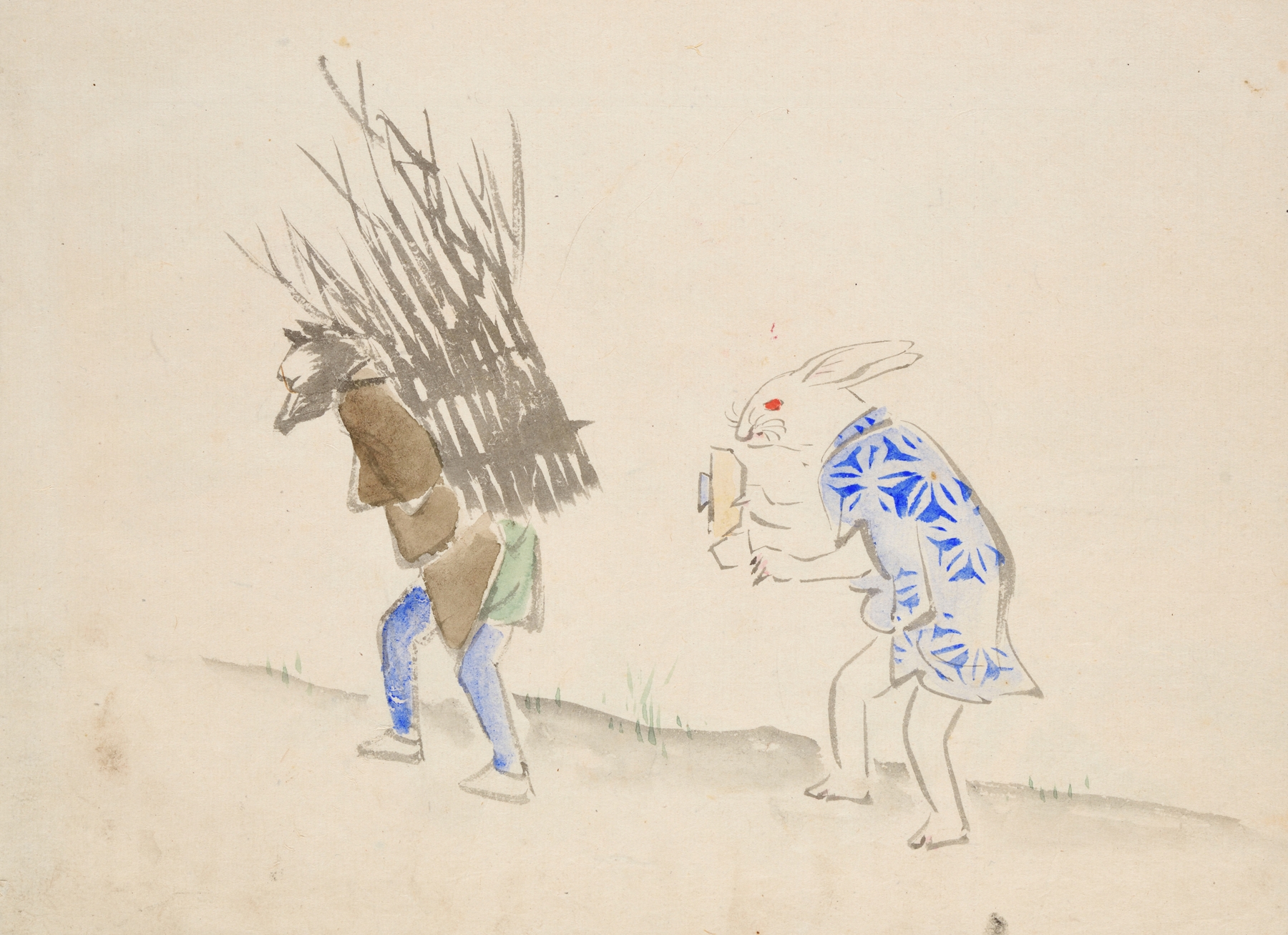 Album of Ichiryusai Hiroshige’s Sketches Pl.08 (ca. 1850)