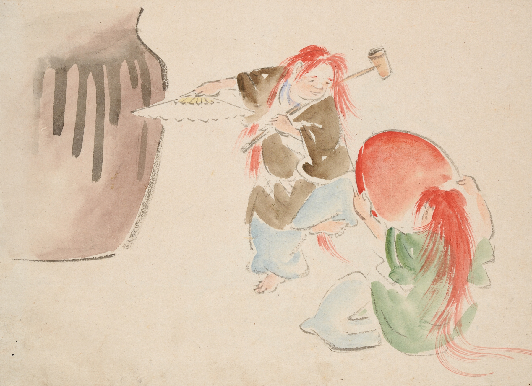 Album of Ichiryusai Hiroshige’s Sketches Pl.12 (ca. 1850)