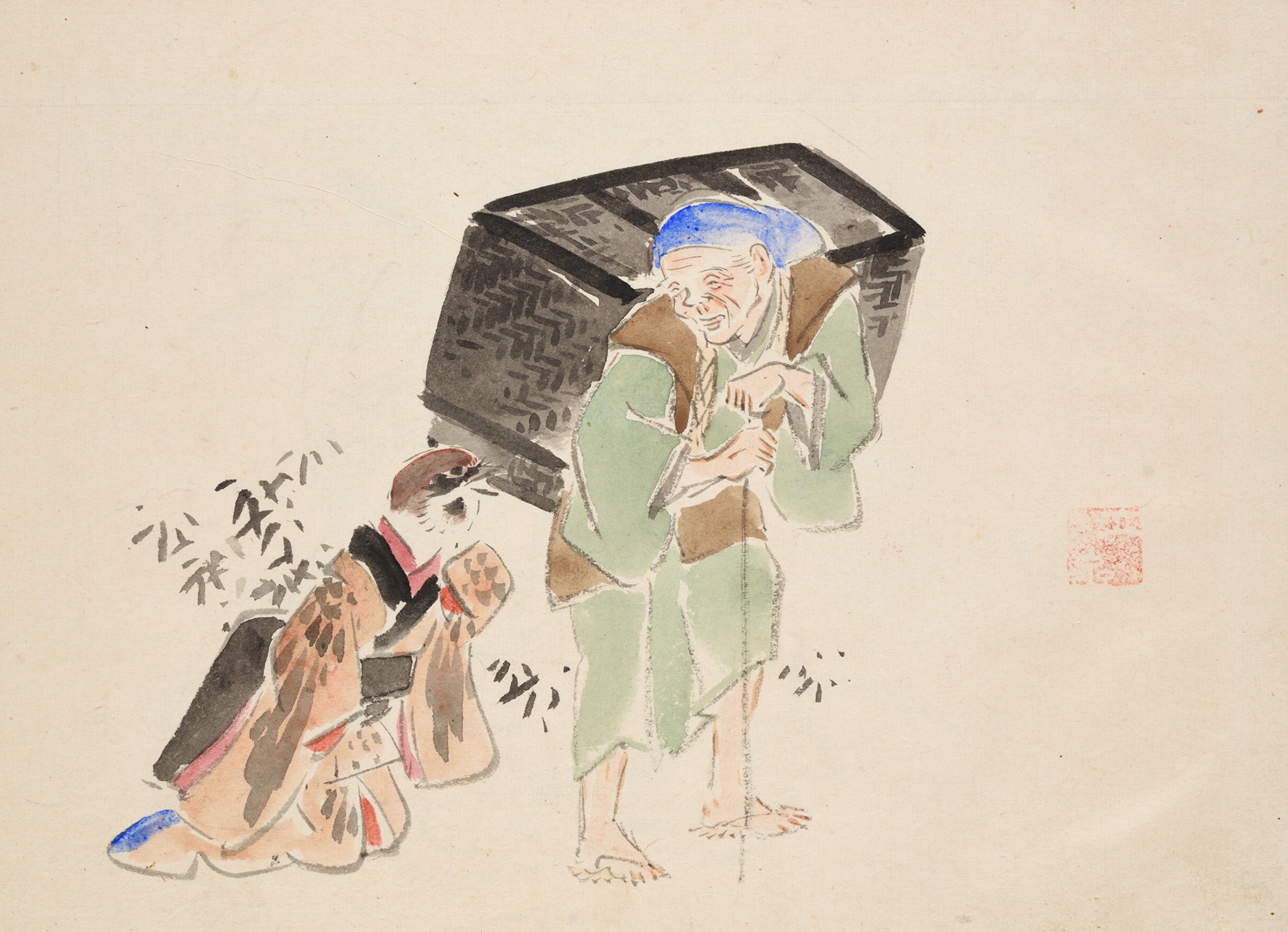 Album of Ichiryusai Hiroshige’s Sketches Pl.15 (ca. 1850)