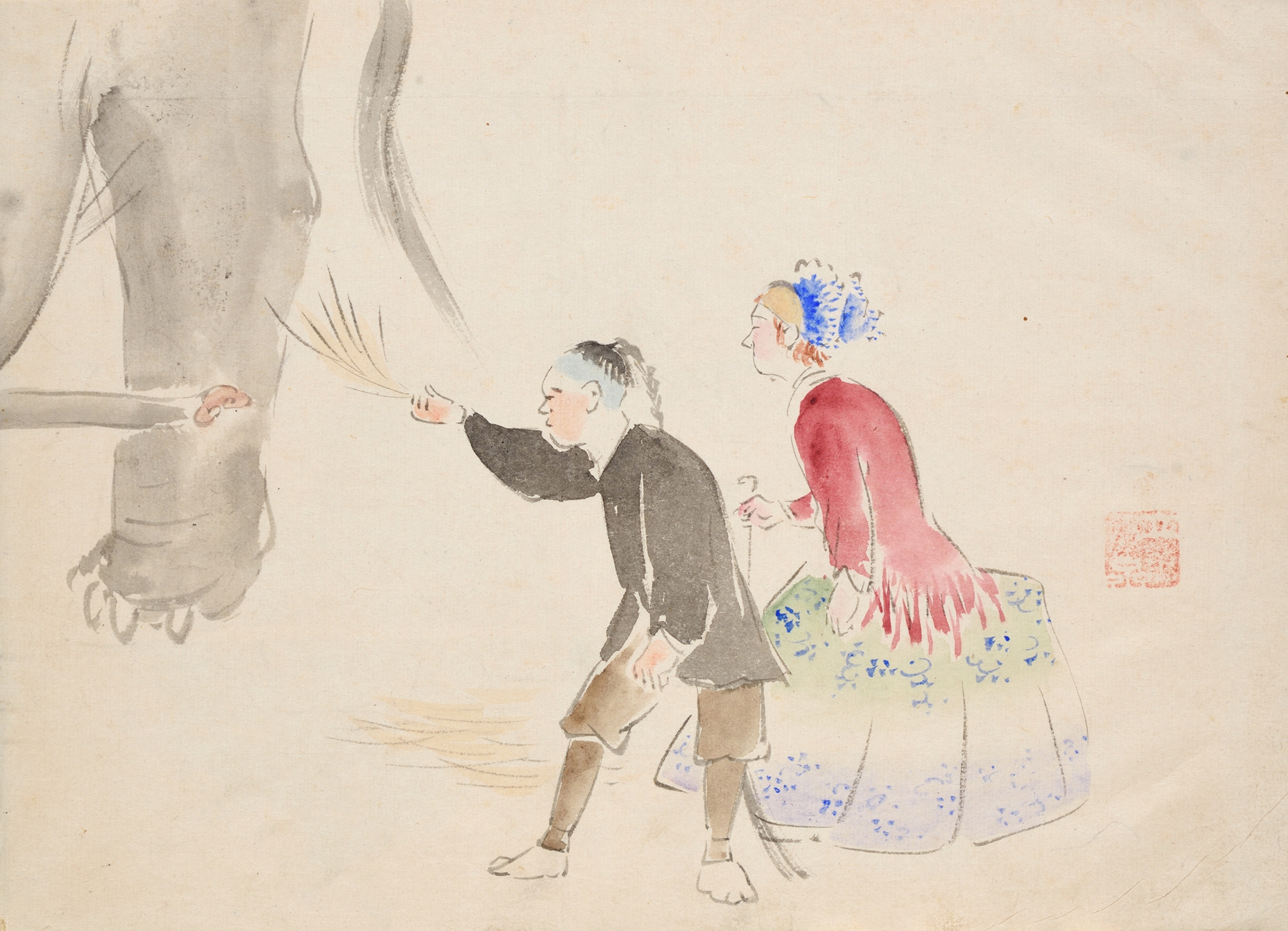 Album of Ichiryusai Hiroshige’s Sketches Pl.19 (ca. 1850)