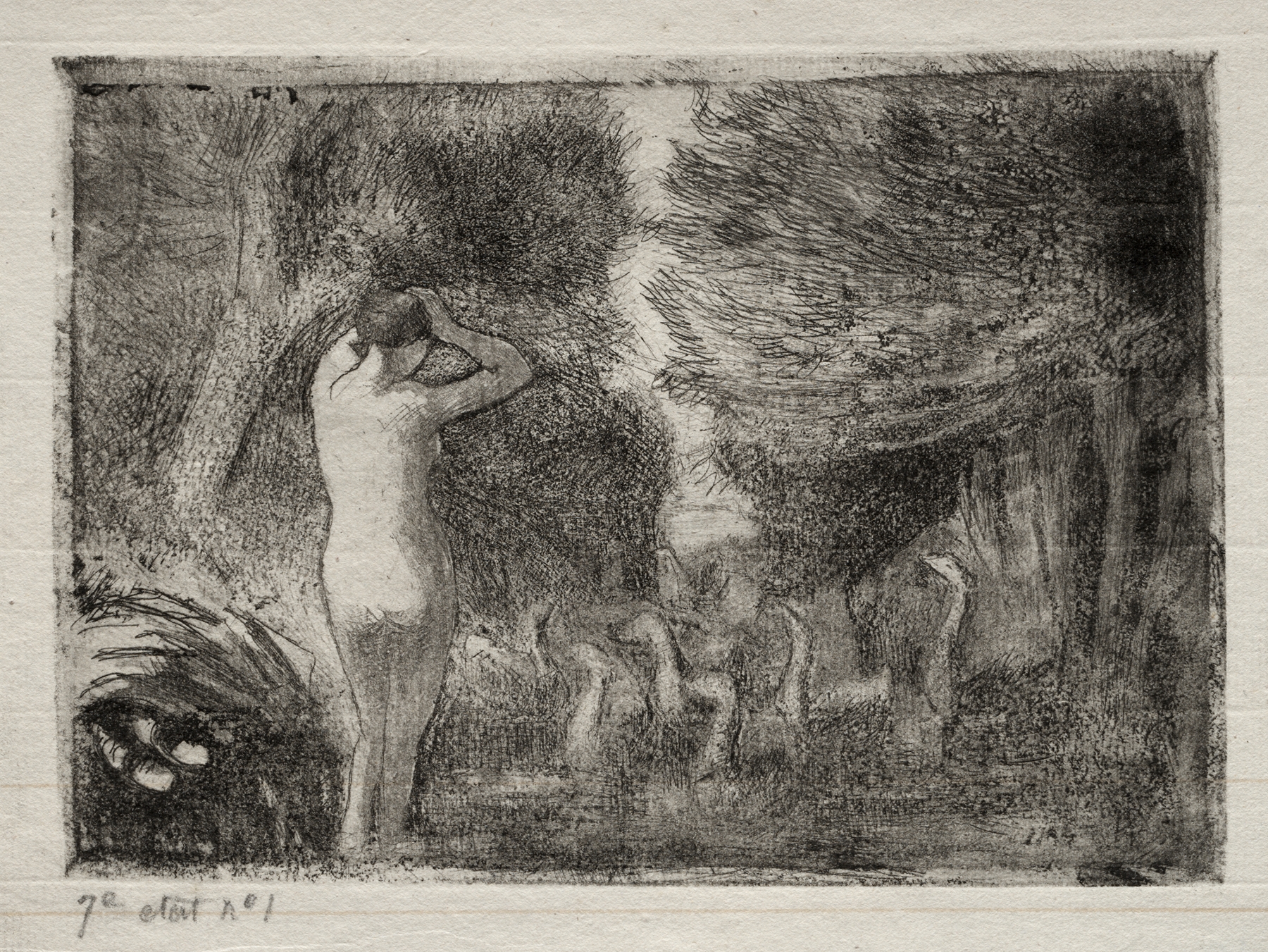 Bather and Geese (1895)