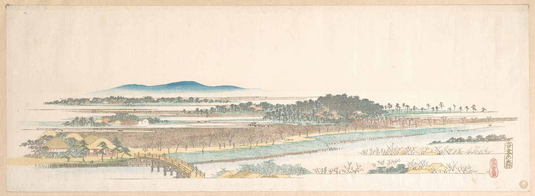 View of Azuma Wood (ca. 1858)