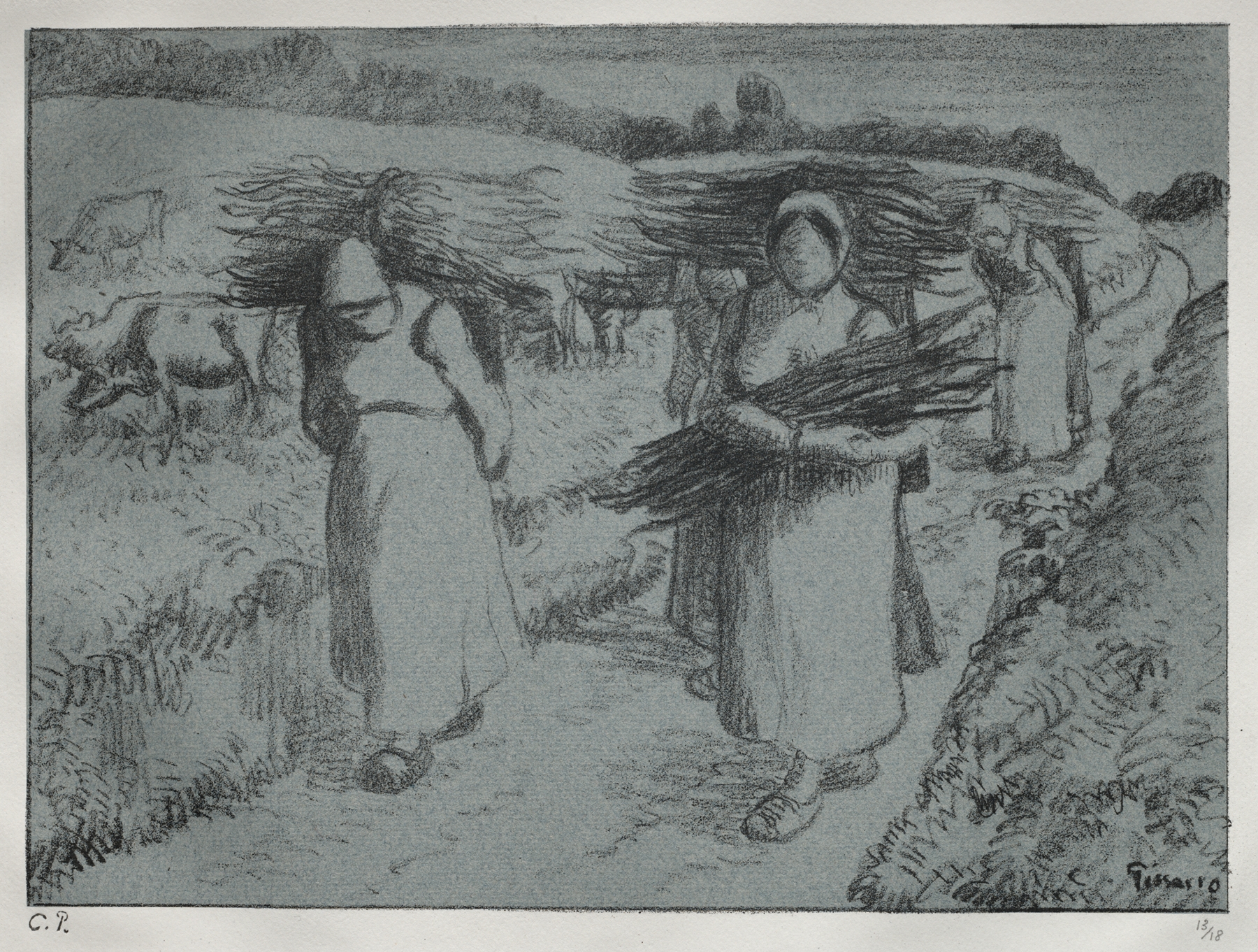 Peasants Carrying Fagots (c. 1896)
