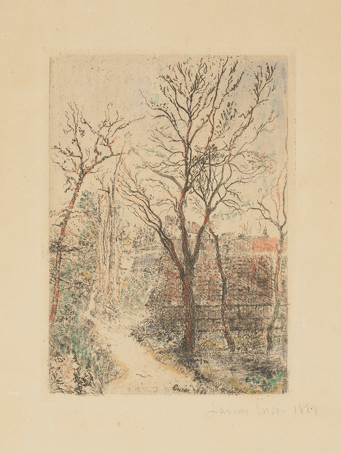 Sentier à Groenendael (Footpath at Groenendael) (1888)
