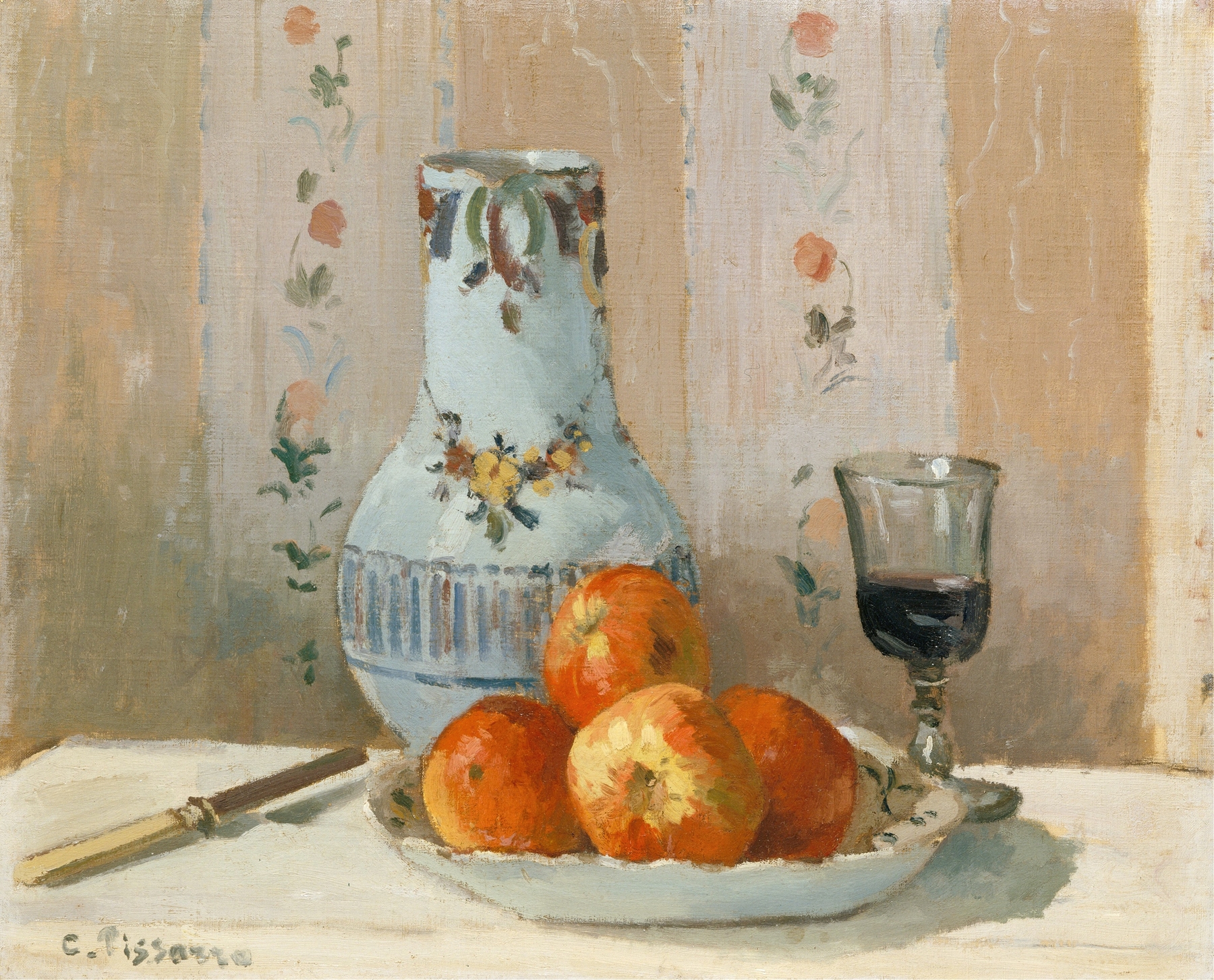 Still Life with Apples and Pitcher (1872)