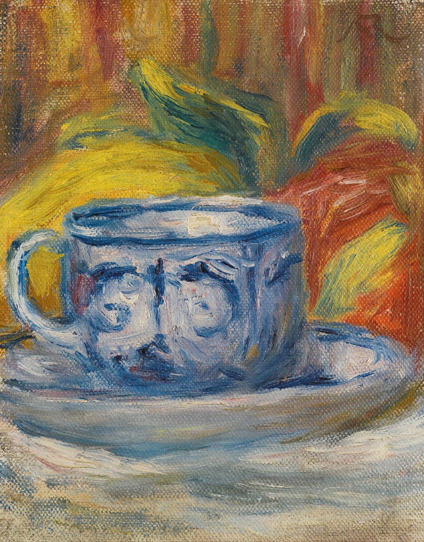Tasse Et Fruits (circa 1910)