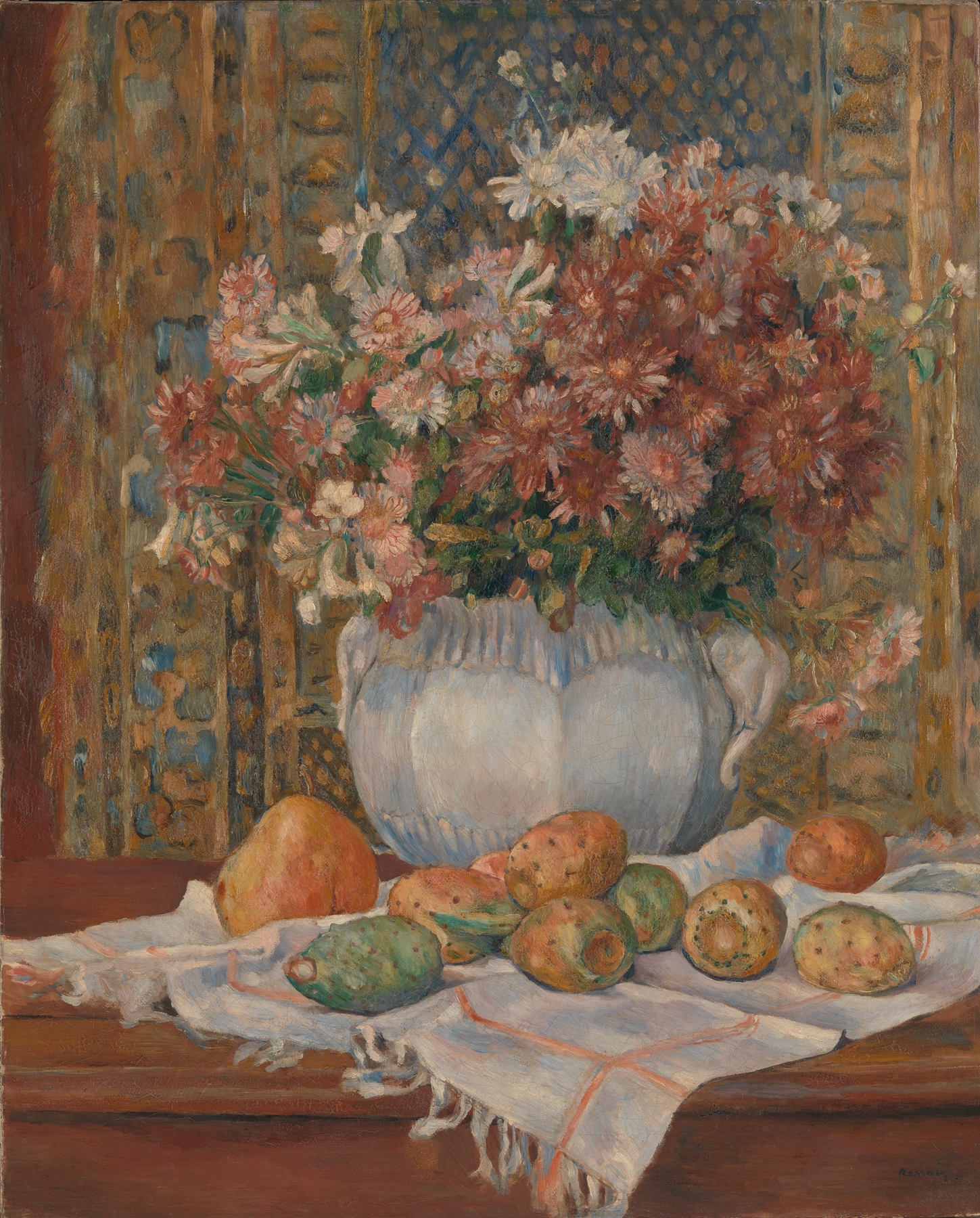 Still Life with Flowers and Prickly Pears (ca. 1885)
