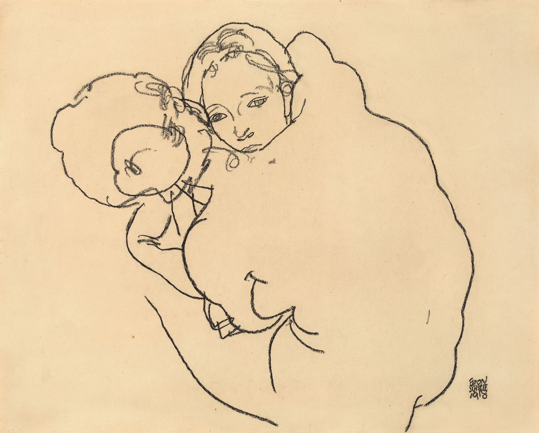 Mother and Child (Mutter und Kind) (1918)