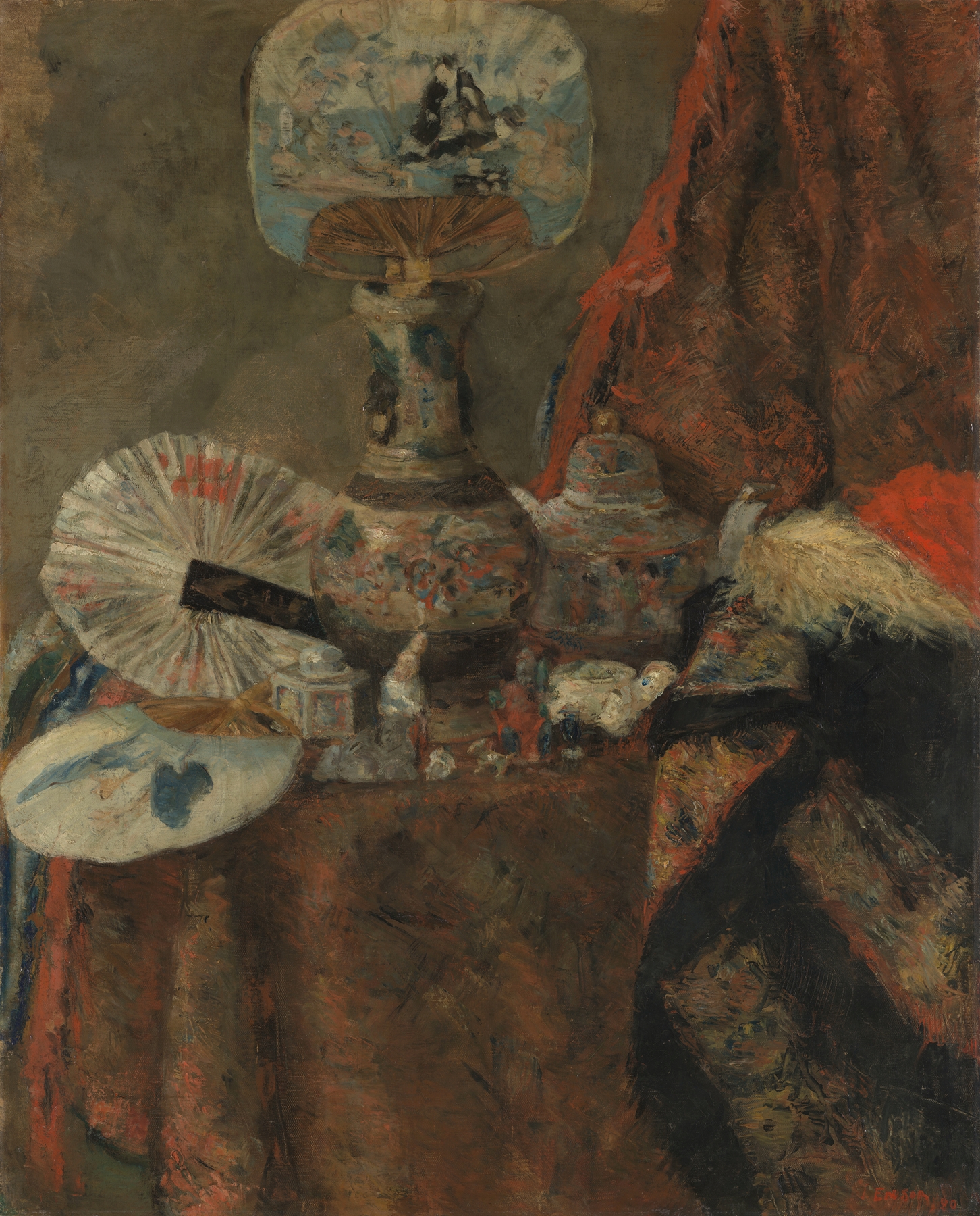 Still Life with chinoiseries (1880)