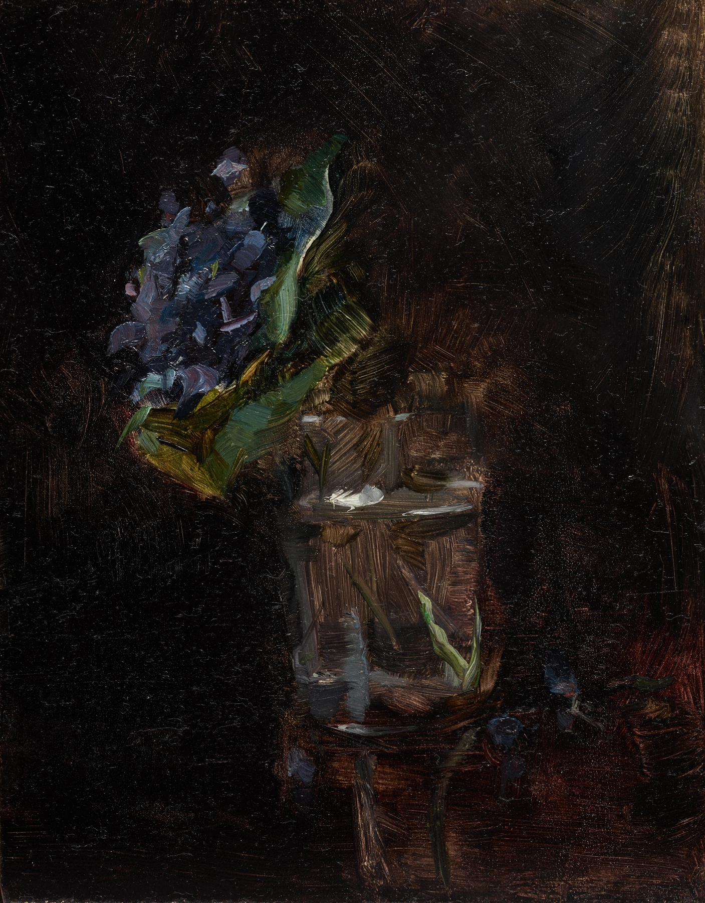 Bouquet of Violets in a Vase (1882)