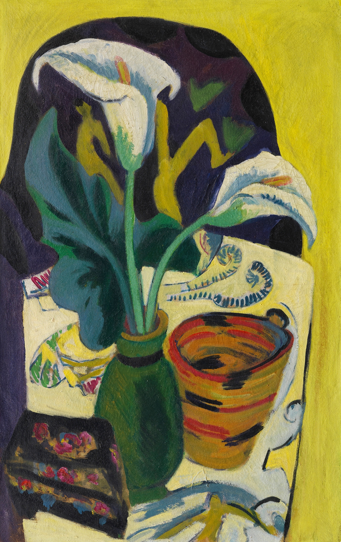 Stilleben mit Kalla (1911-1920)