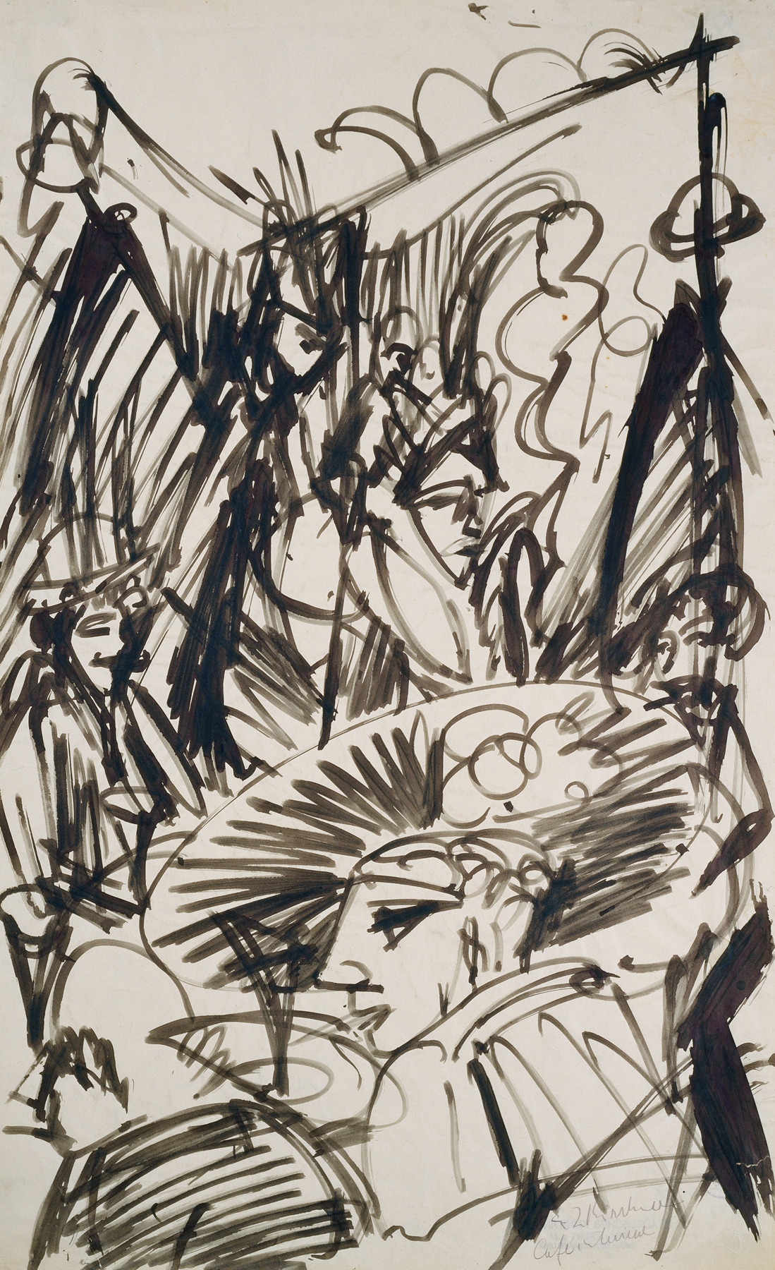 Caféinterieur (ca. 1916)