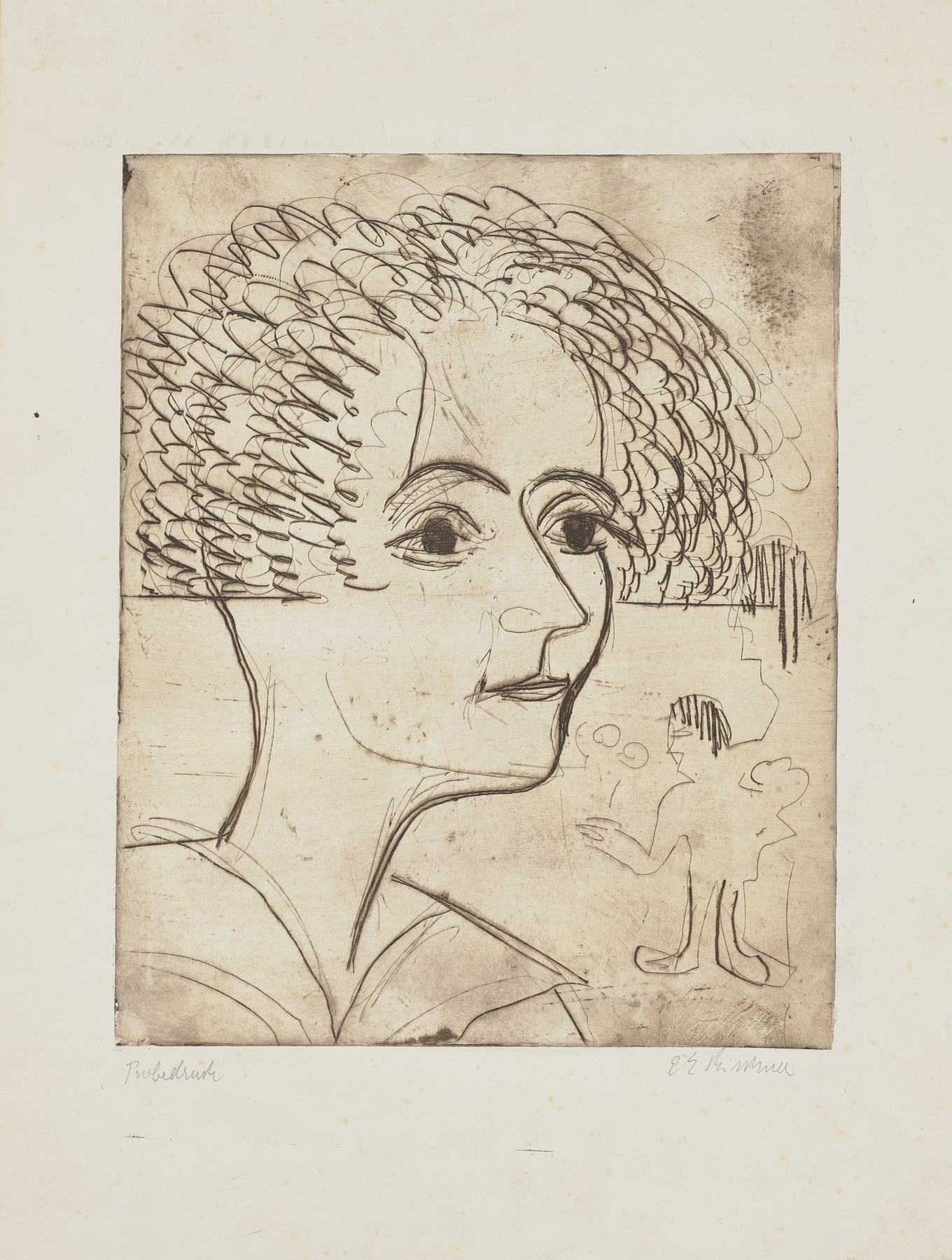 Der Kopf der Tänzerin (Mary Wigman) (1926)