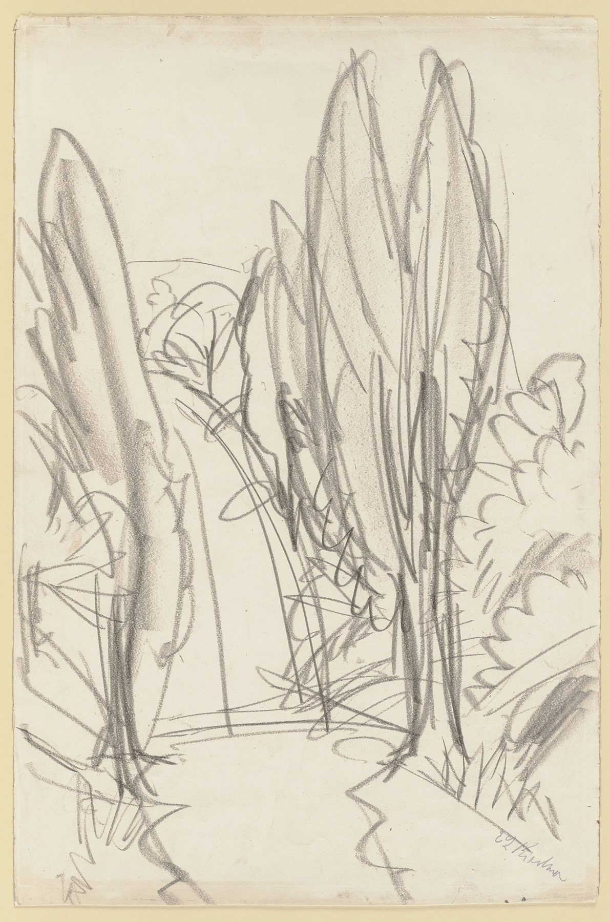 Road in the Taunus (ca. 1916)