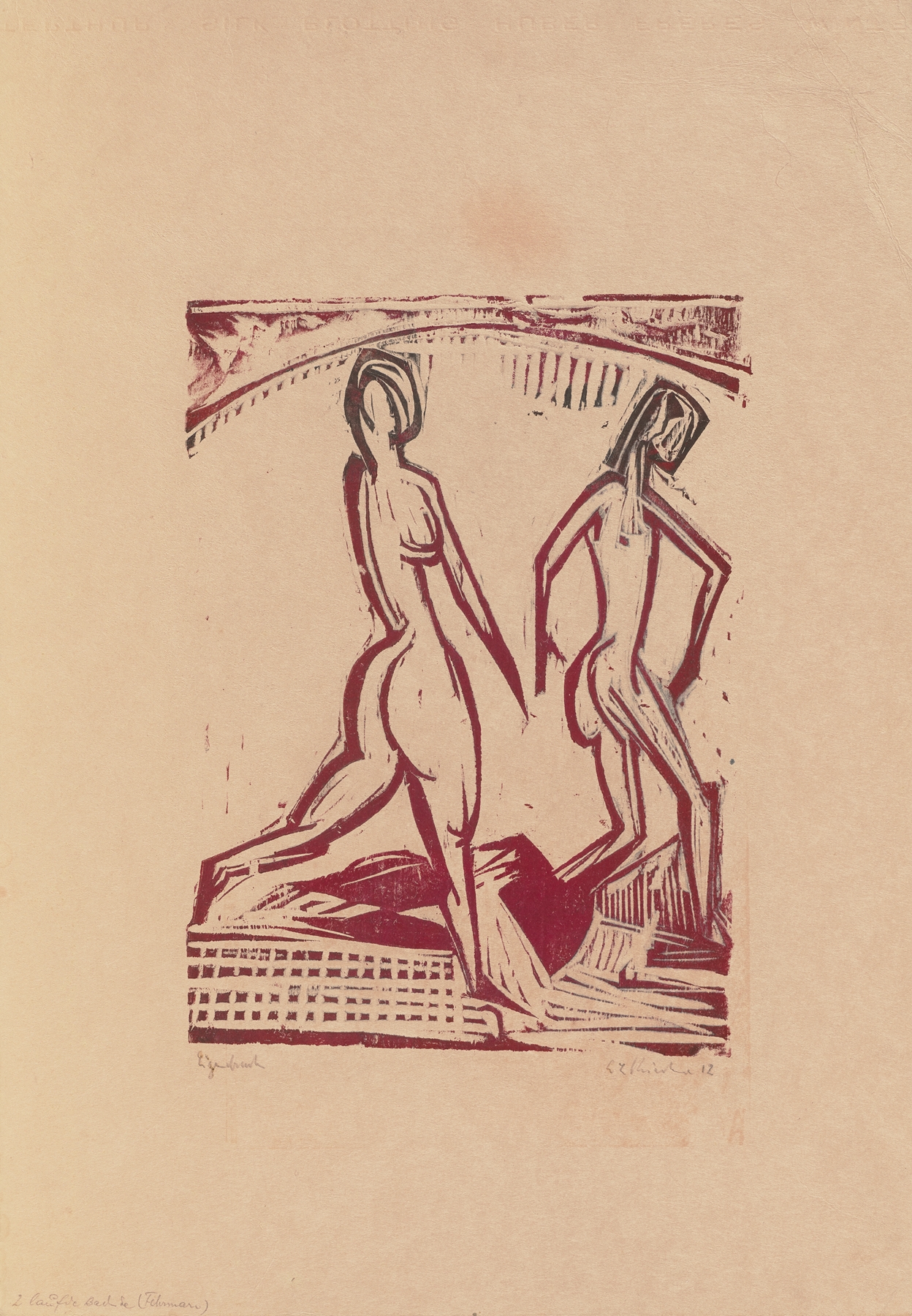 Two Girls Bathing (1913)