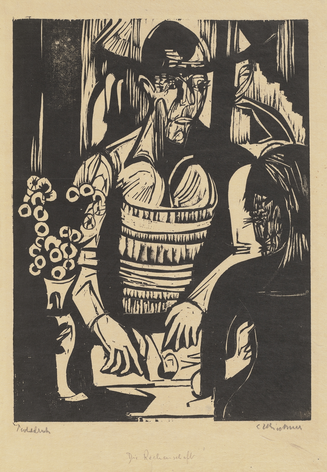 Zeichnender Maler (Selbstportrait) (1928)