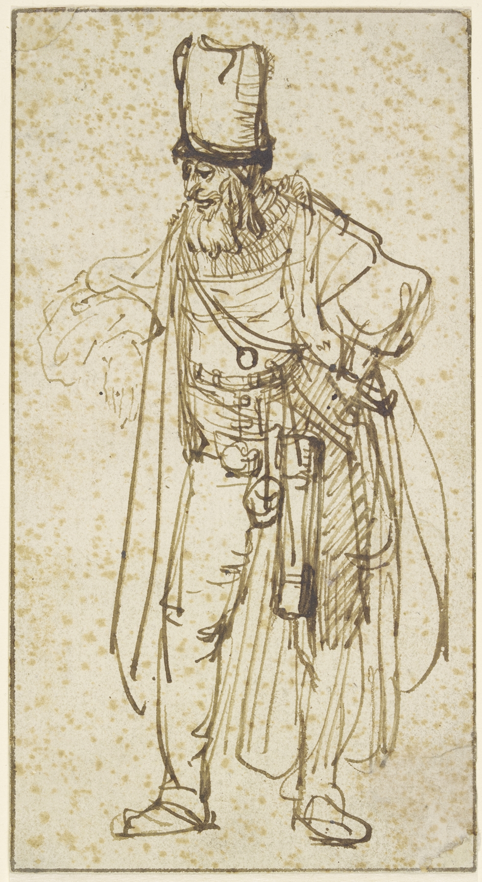 Schauspieler mit hoher Kappe (ca. 1634 – 1635)