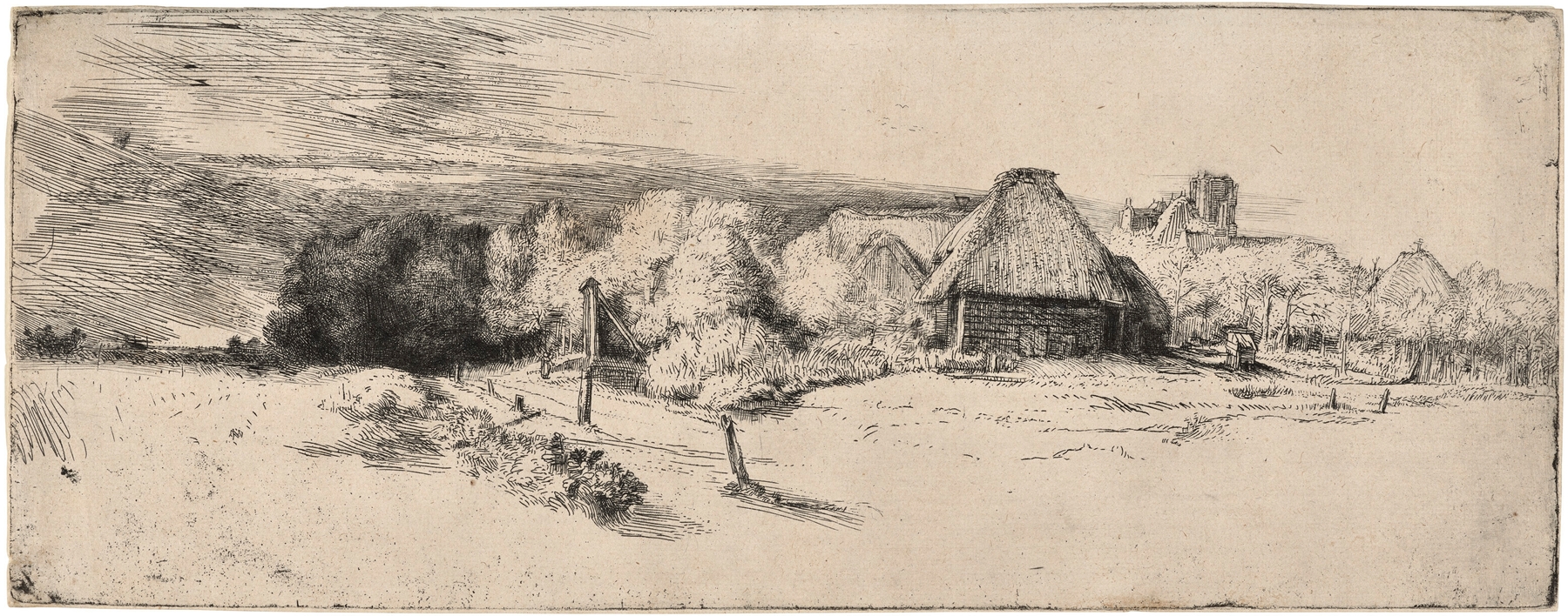 Landscape with a Farm Building and the ‘House with the Tower’ (circa 1650)