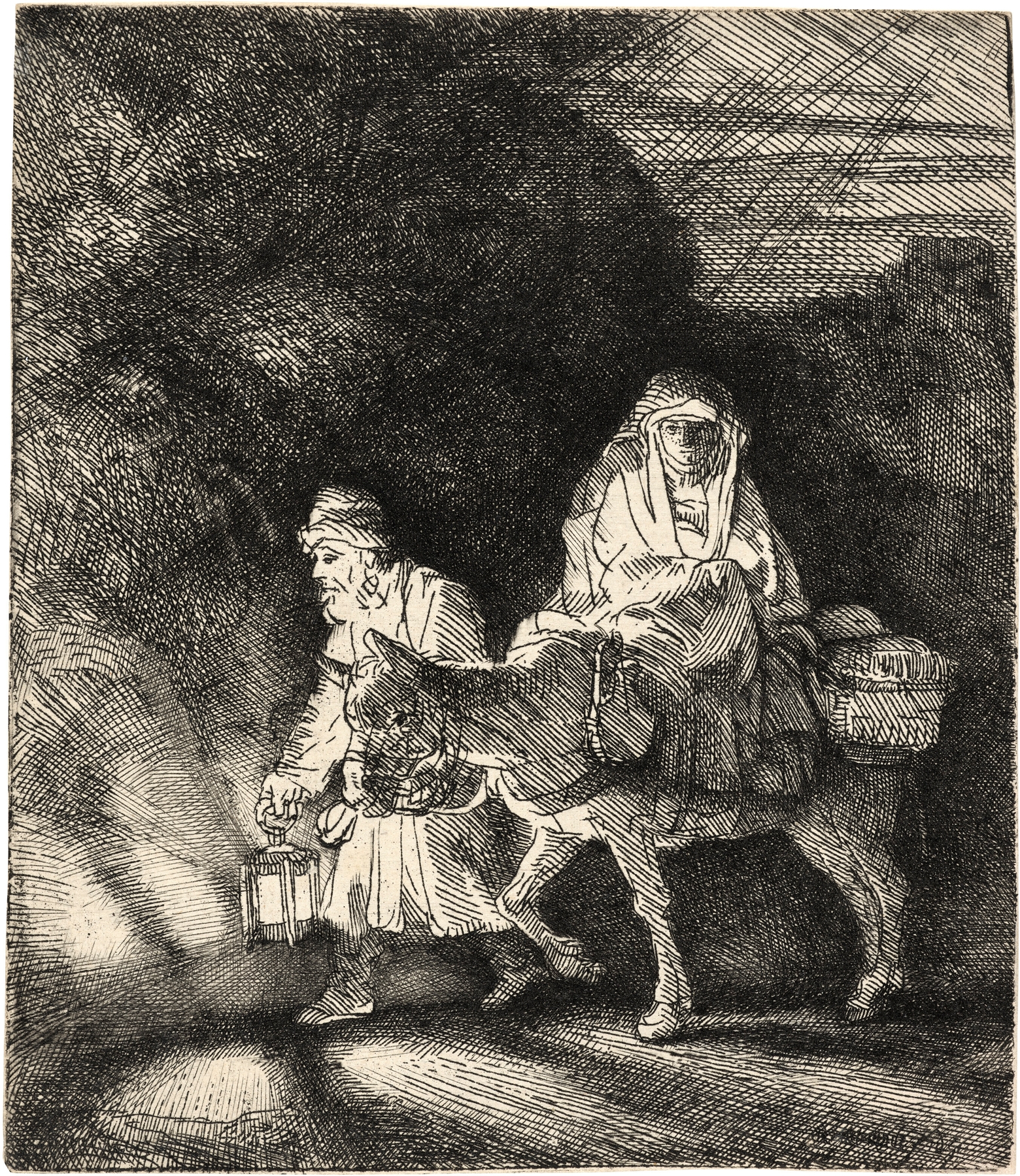 The Flight into Egypt: a Night Piece (1651)