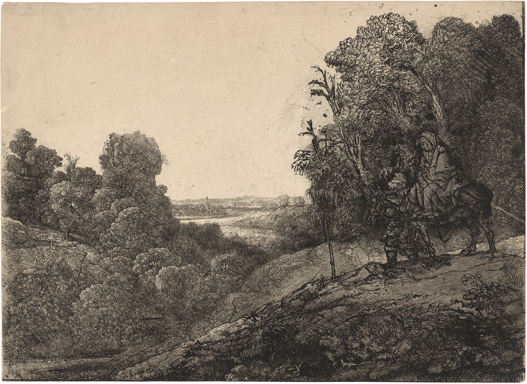 The Flight into Egypt (circa 1652)