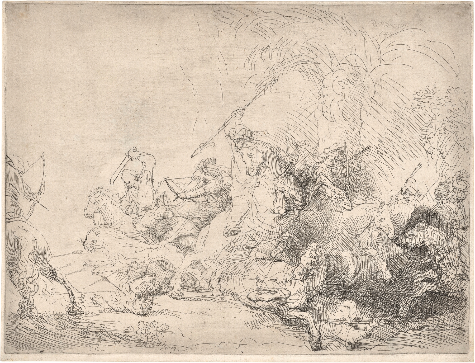 The large Lion Hunt (1641)