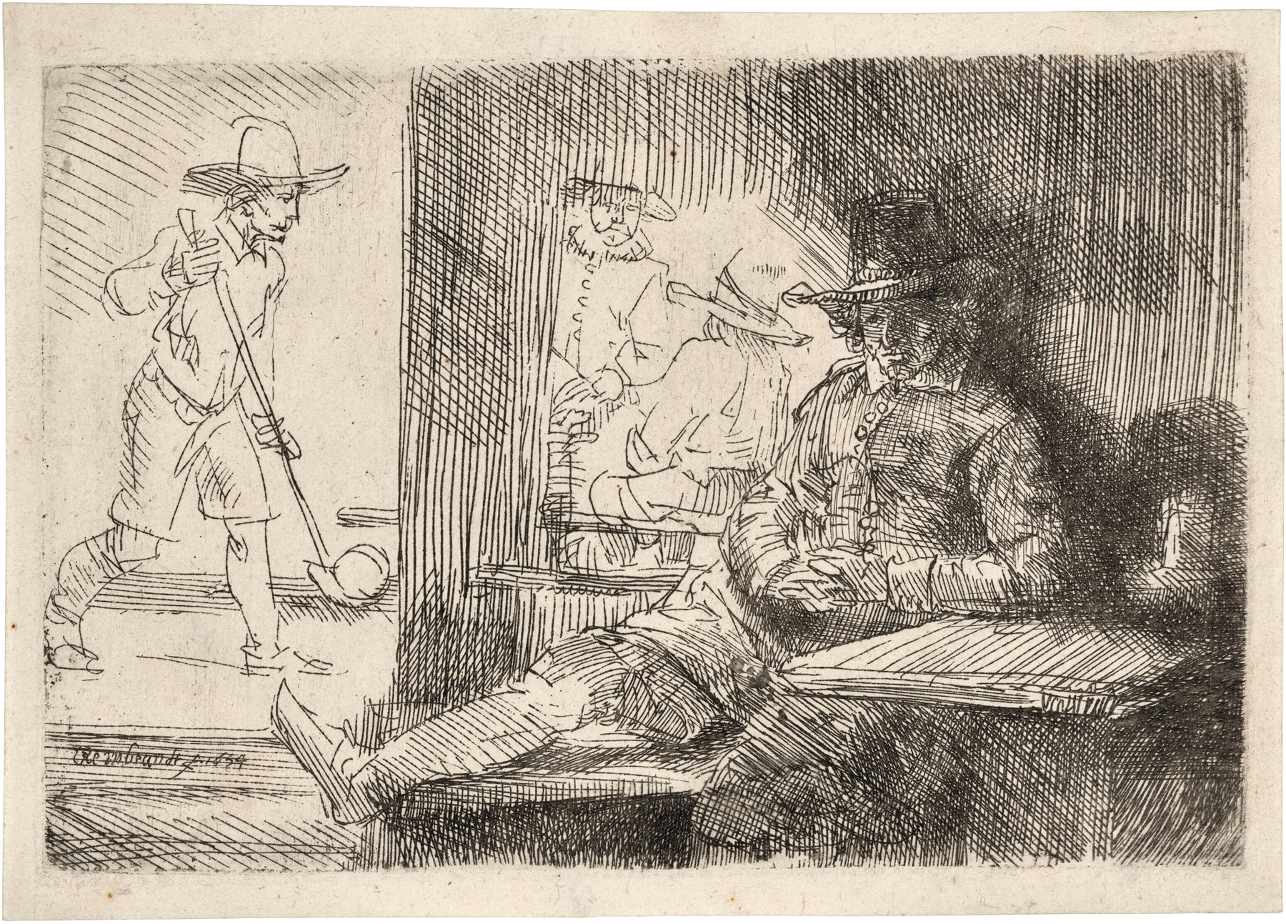 The Ringball Player (‘Het Klosbaantje’) (1654)