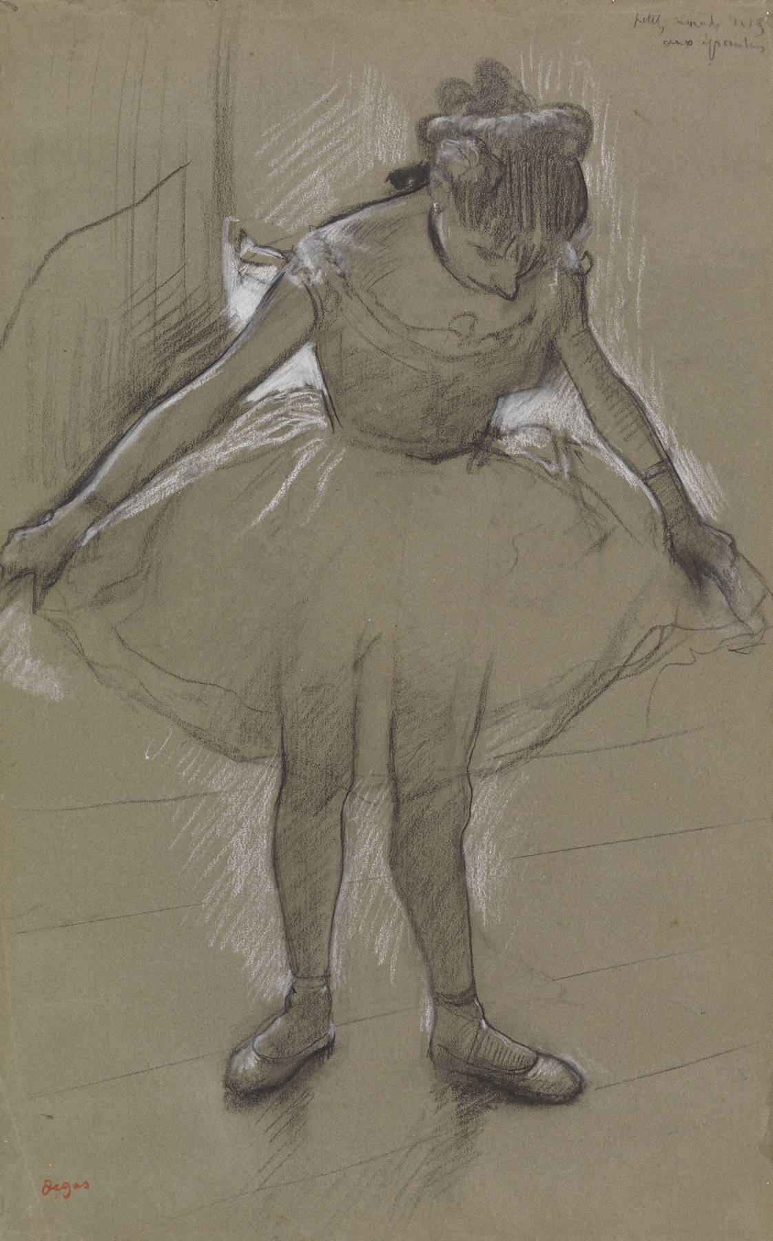 Junge Tänzerin im Gegenlicht (ca 1878)