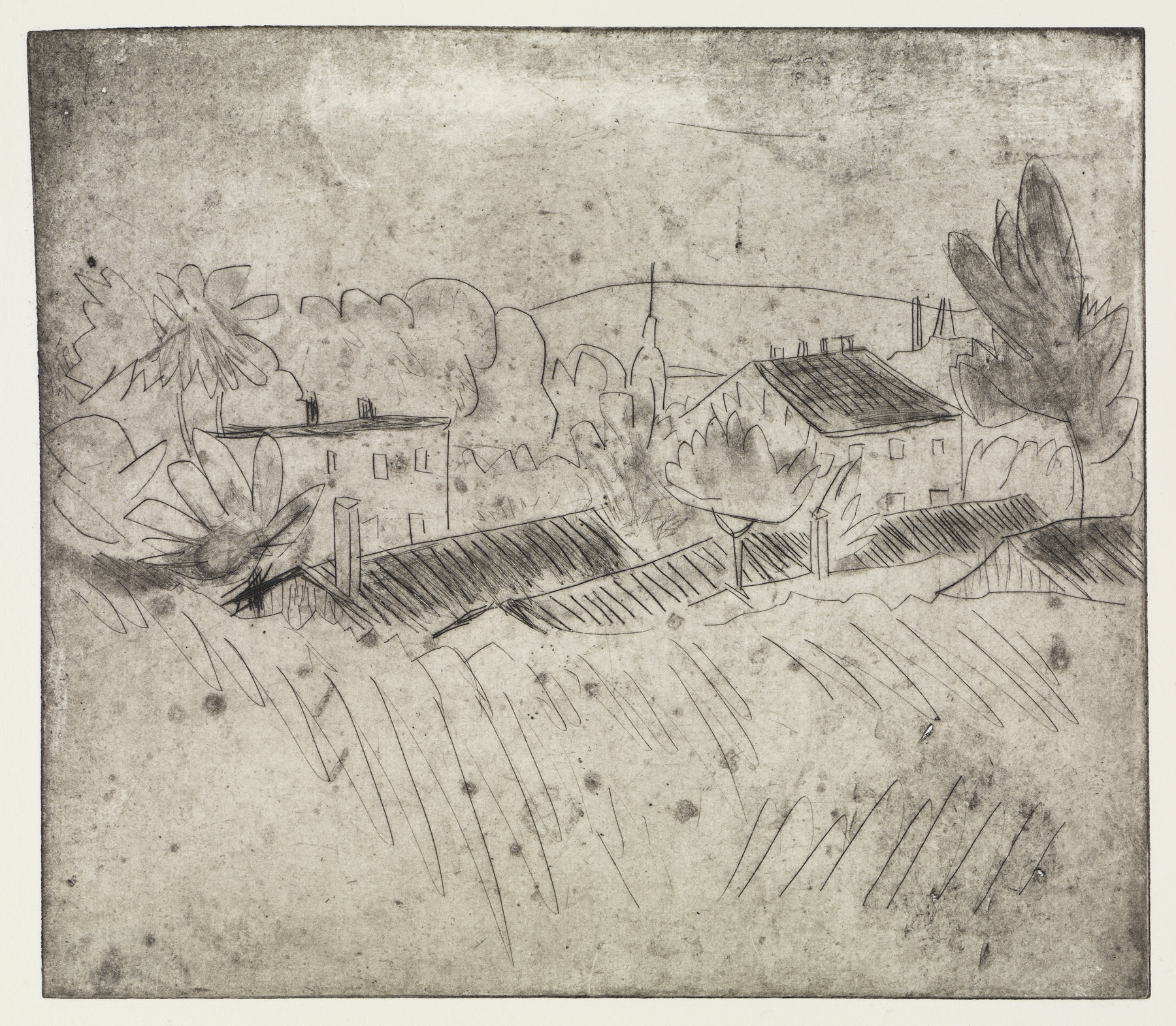 Ährenfeld und Gärtnerei, Golberode (1910)