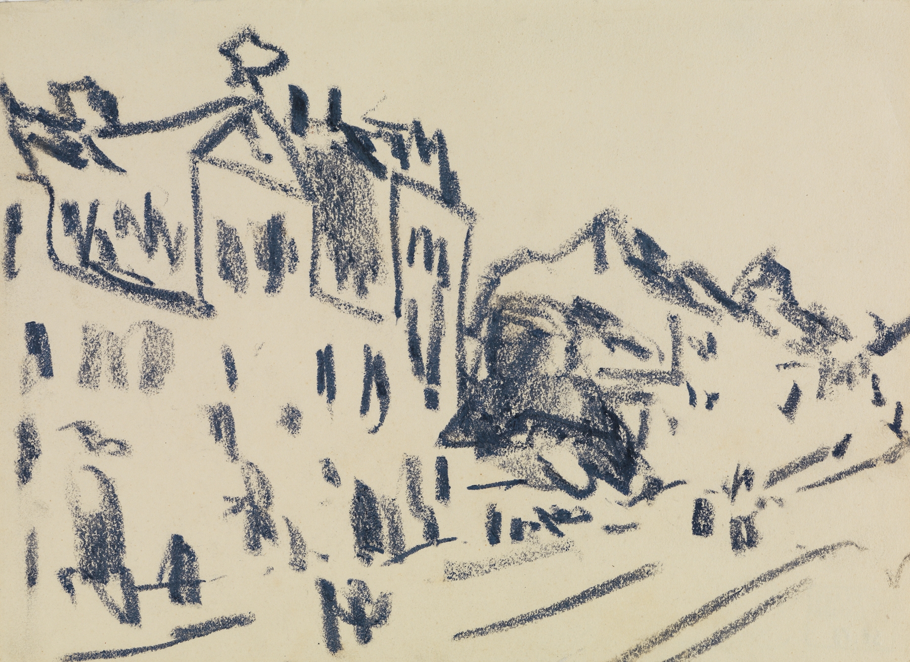 Straße in Dresden (1909)