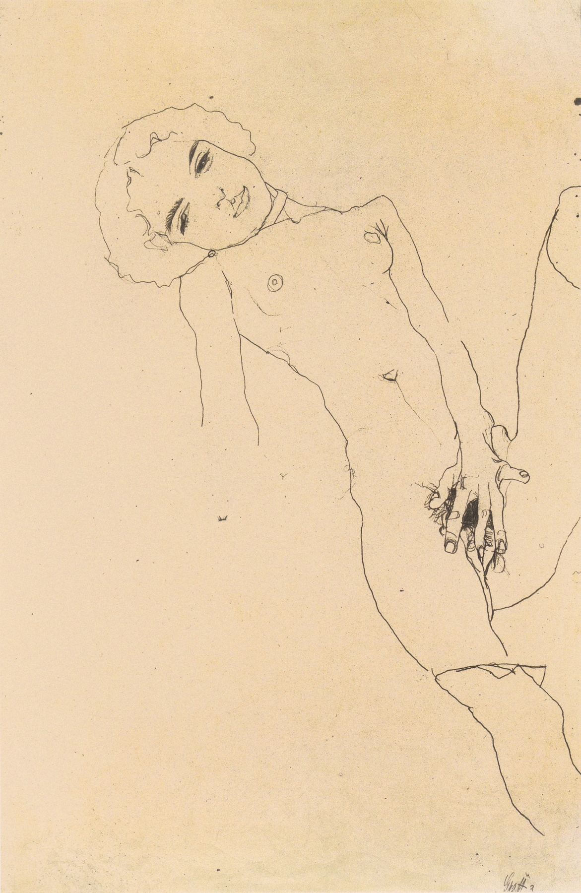 Masturbierendes Mädchen (1910)