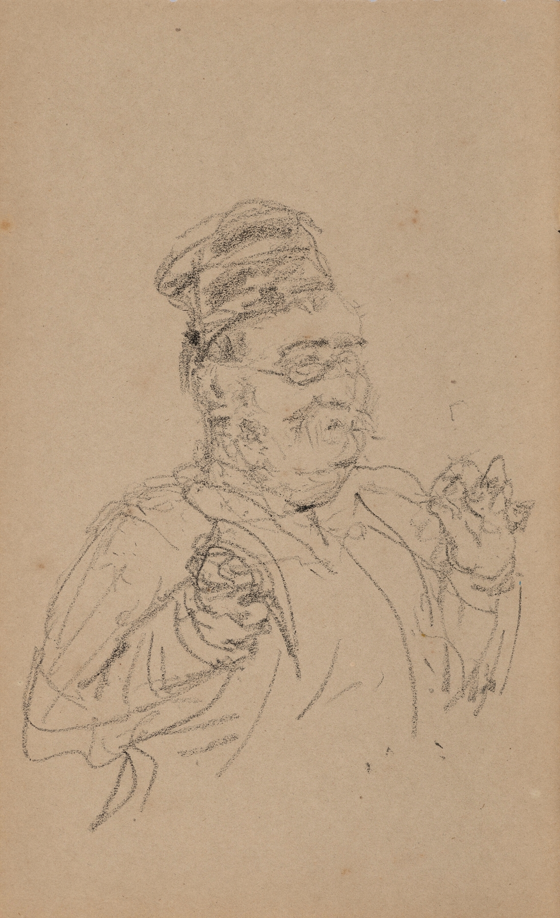 Homme à la toque