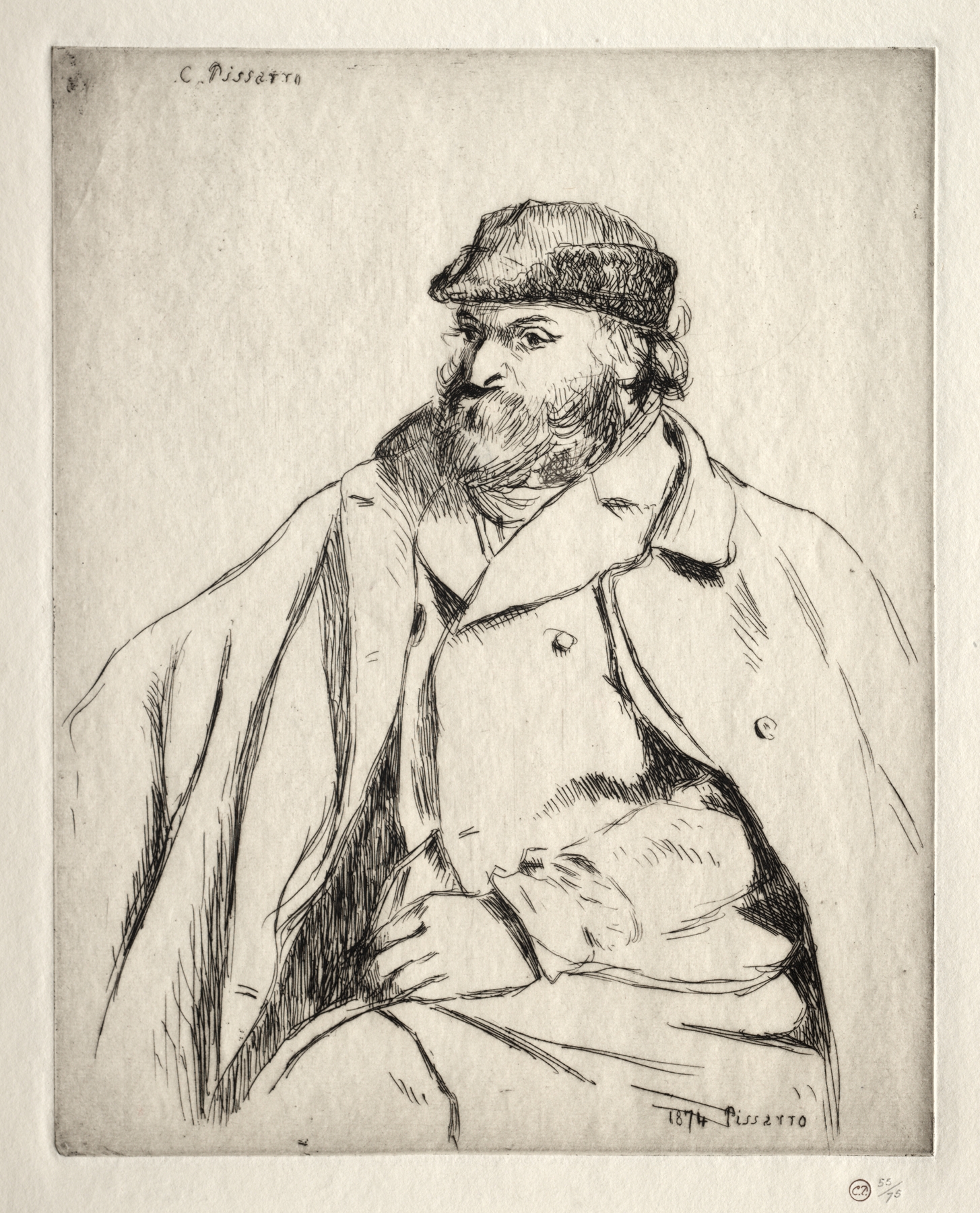 Portrait of Paul Cézanne (1874)