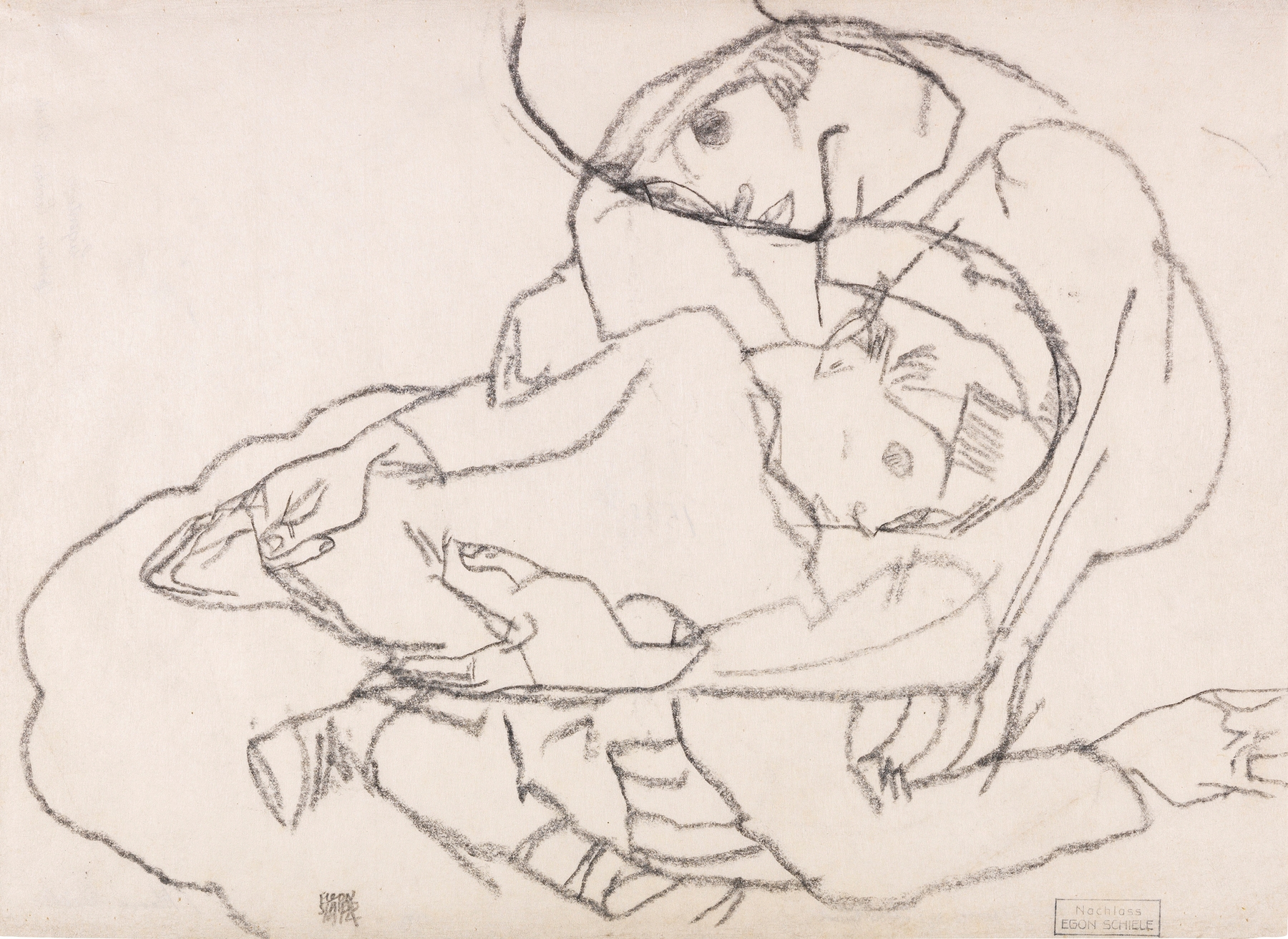 Paar in Umarmung (1914)