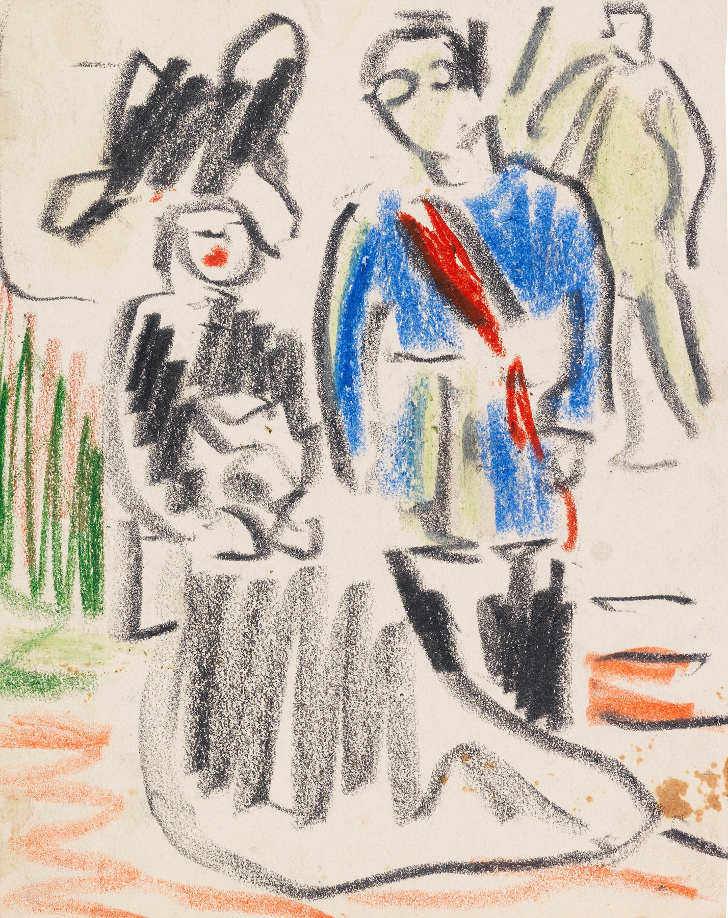 Stehendes Paar (Corpsstudent) (1906)