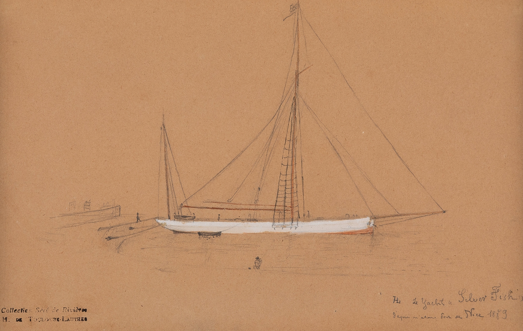 Le yacht ‘Silver Fish’ (1879)