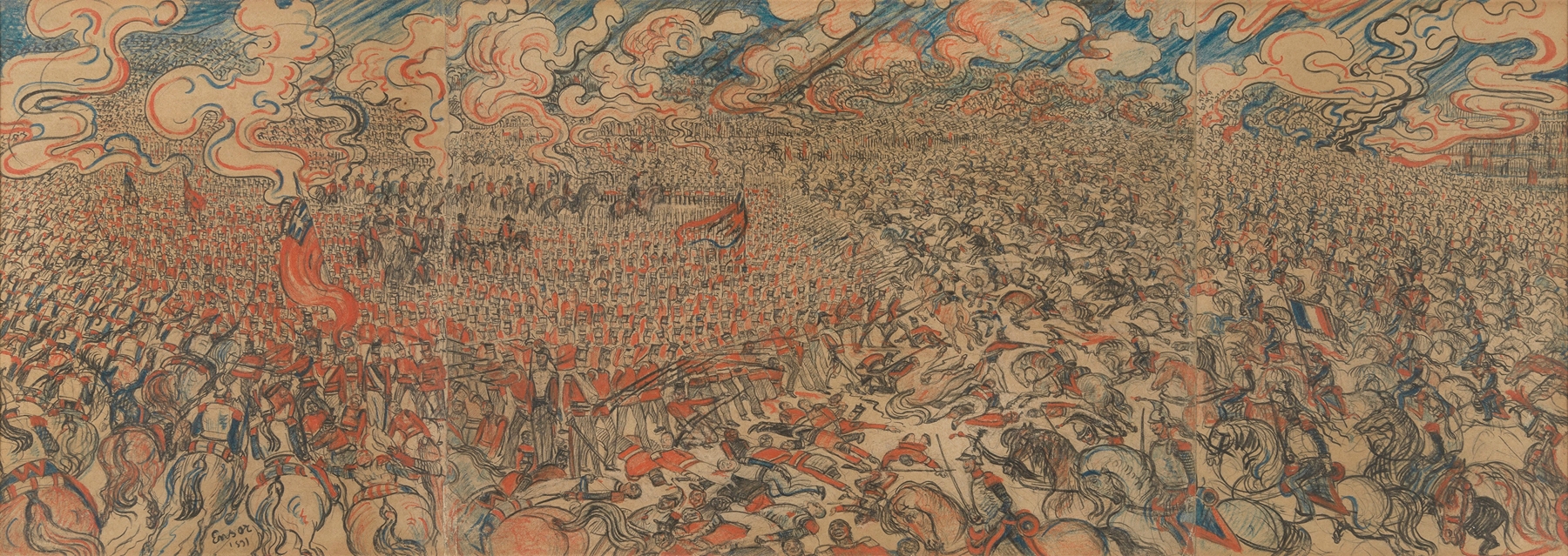 The Cuirassiers at Waterloo (1891)