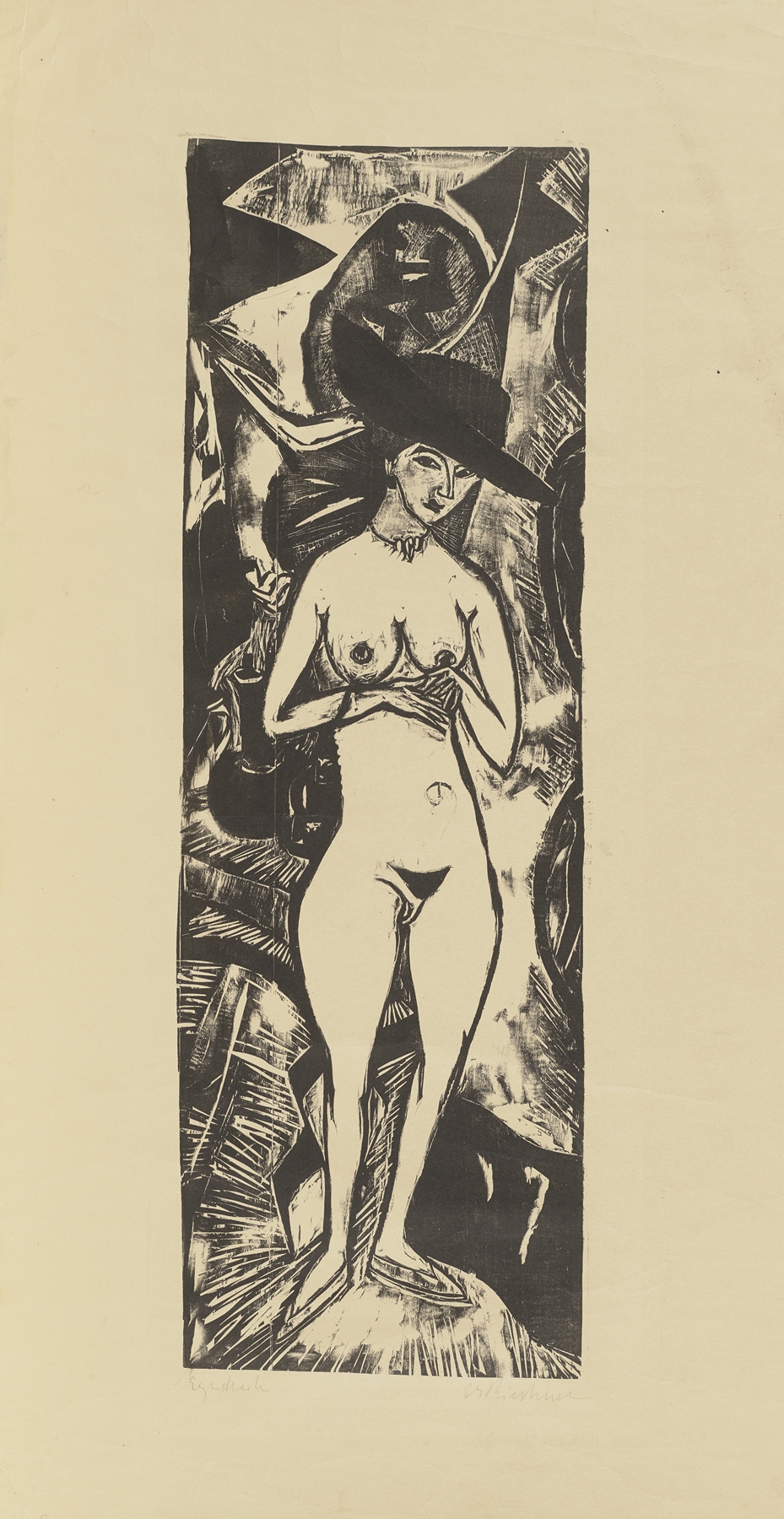 Nude Wearing a Black Hat (1911 – 1912)