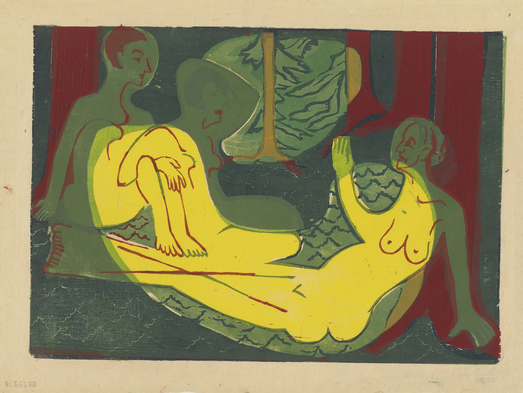 Three Nudes in the Forest (1933)