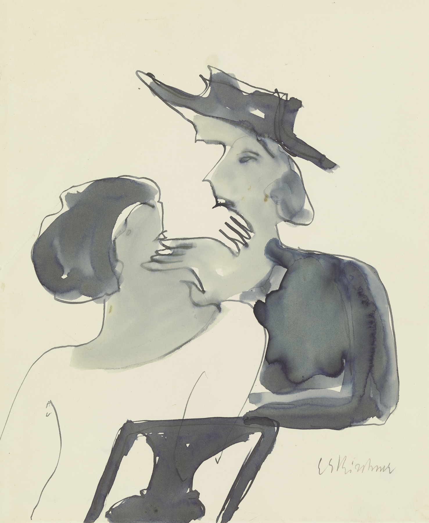Two women talking (1935)