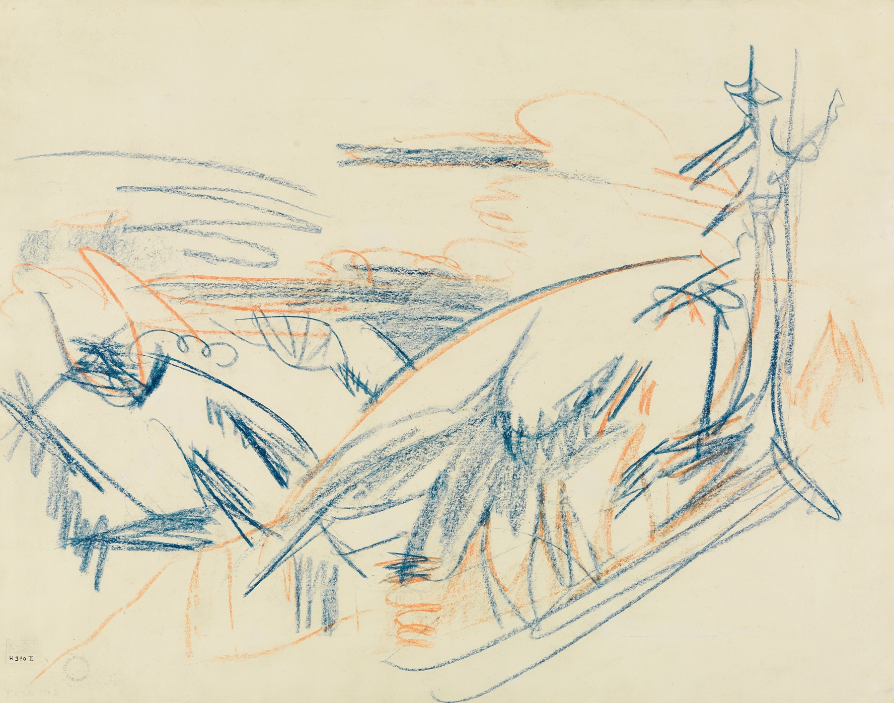 Blaurote Gebirgslandschaft (1919)