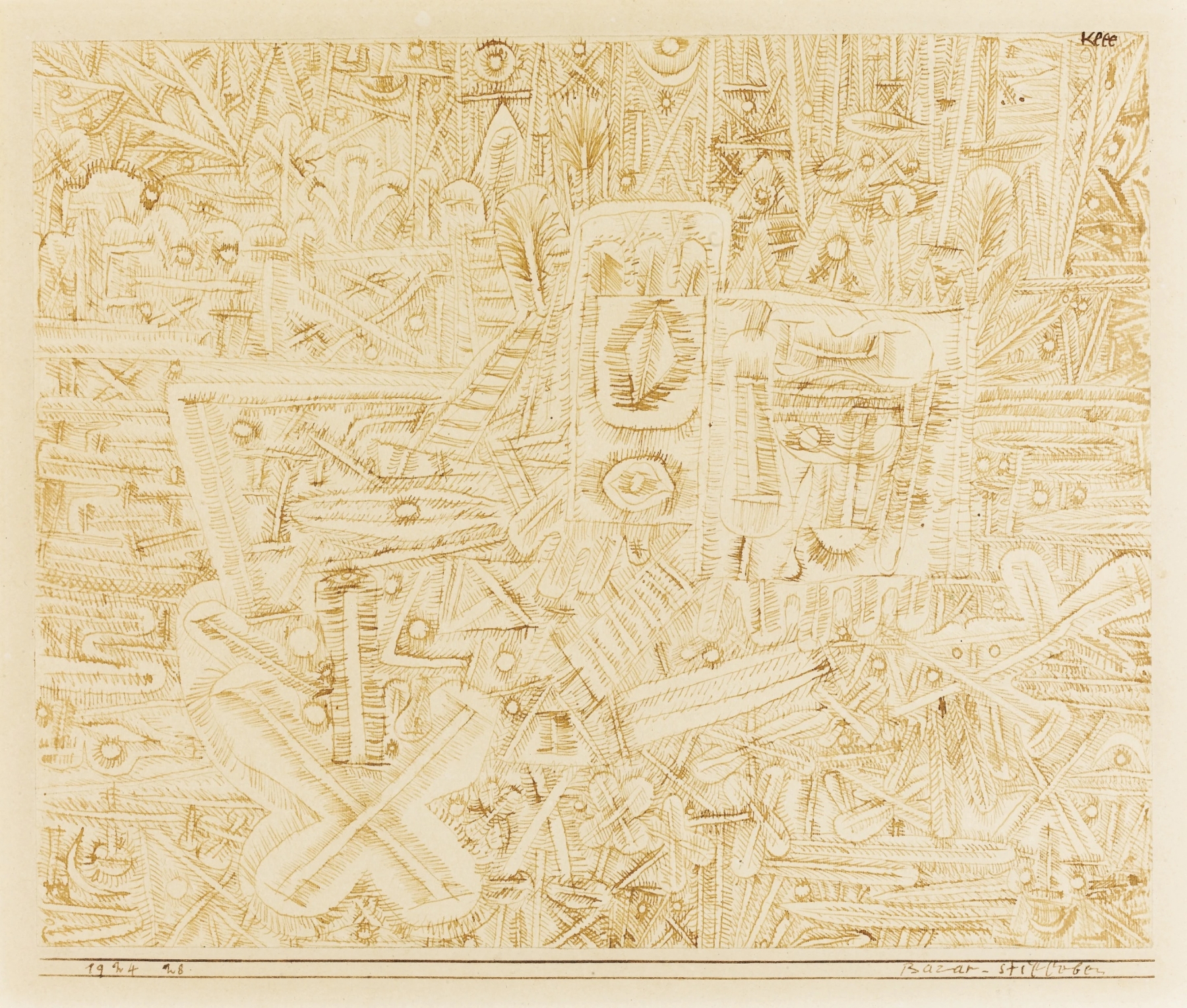 Bazar-Stilleben (Bazaar still life) (1924)