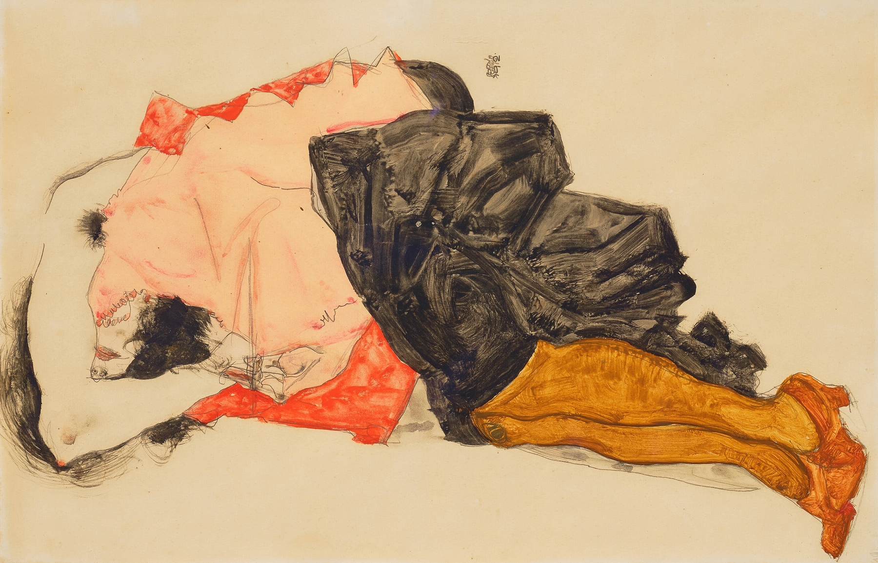 Frau, das Gesicht verbergend (1912)