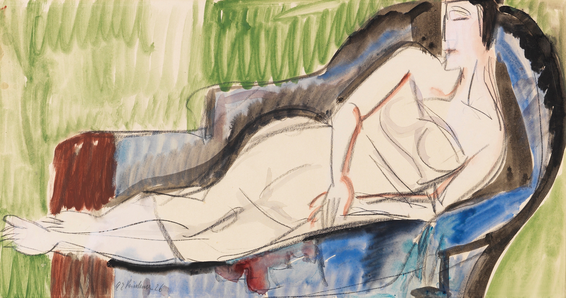 Liegender weiblicher Akt (1926)