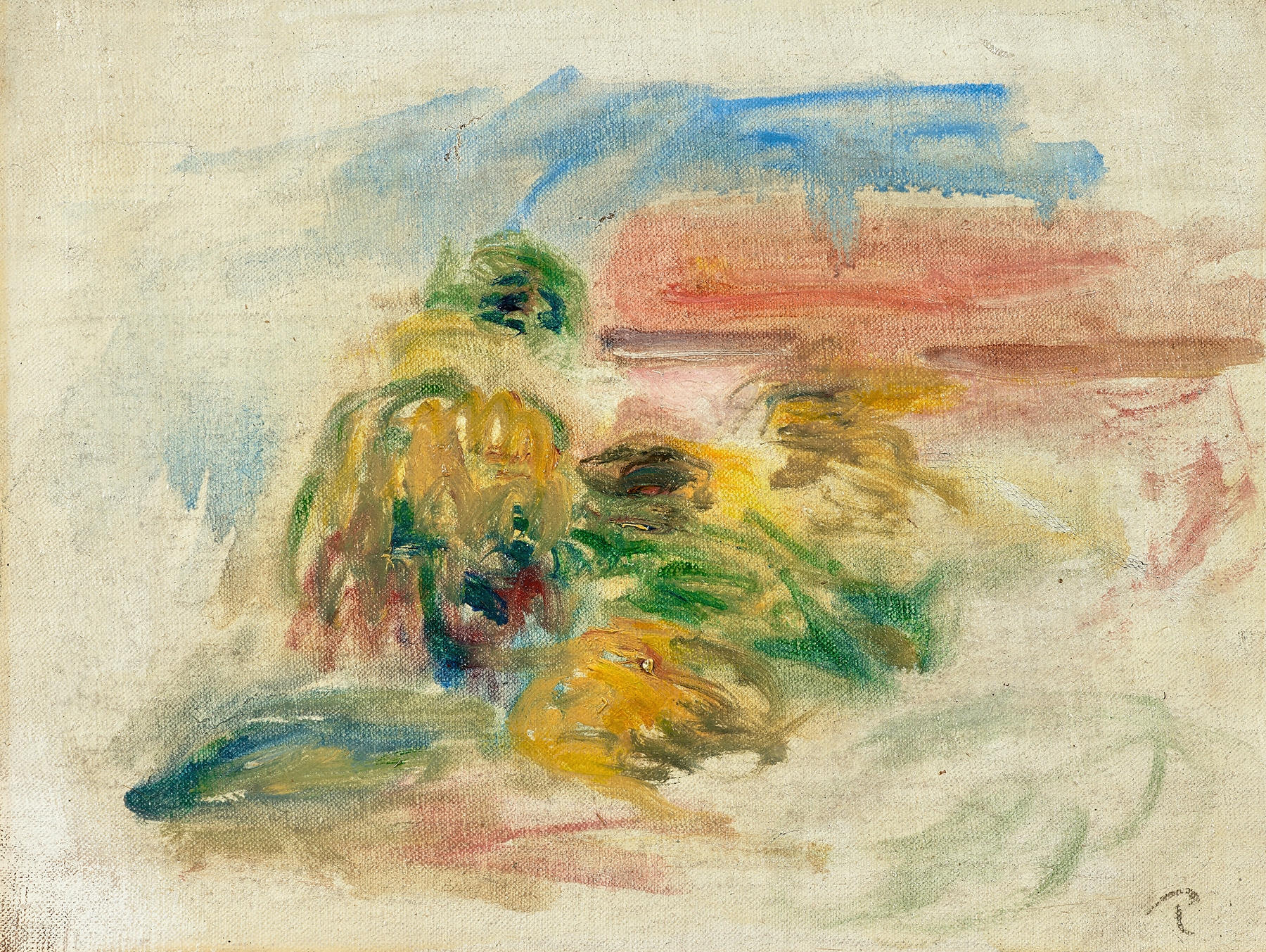 Paysage avec maison (circa 1912-1914)