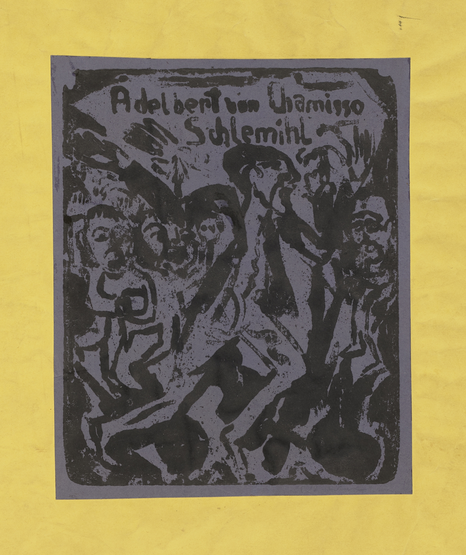 Cover of the woodcut series ‘Schlemihl’ (1915)