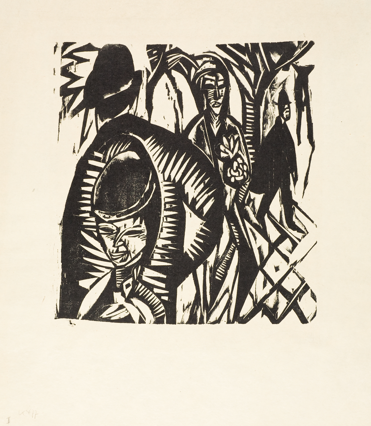 Street Scene after a Shower (1914)