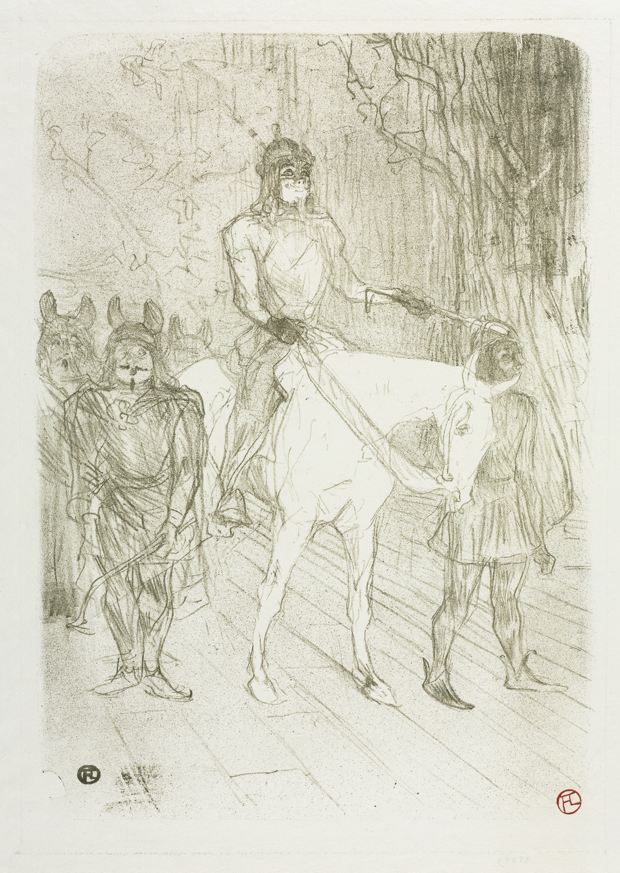 Entrée de Brasseur, dans Chilpéric (1895)